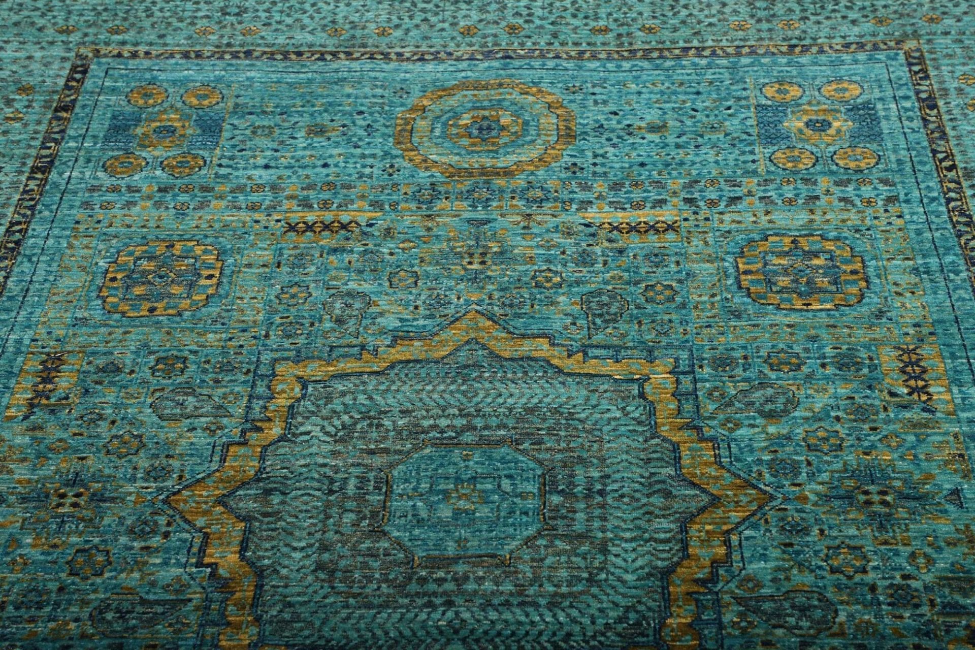 Mamluk Orientteppich 176 × 243 cm aus Wolle, handgeknüpft