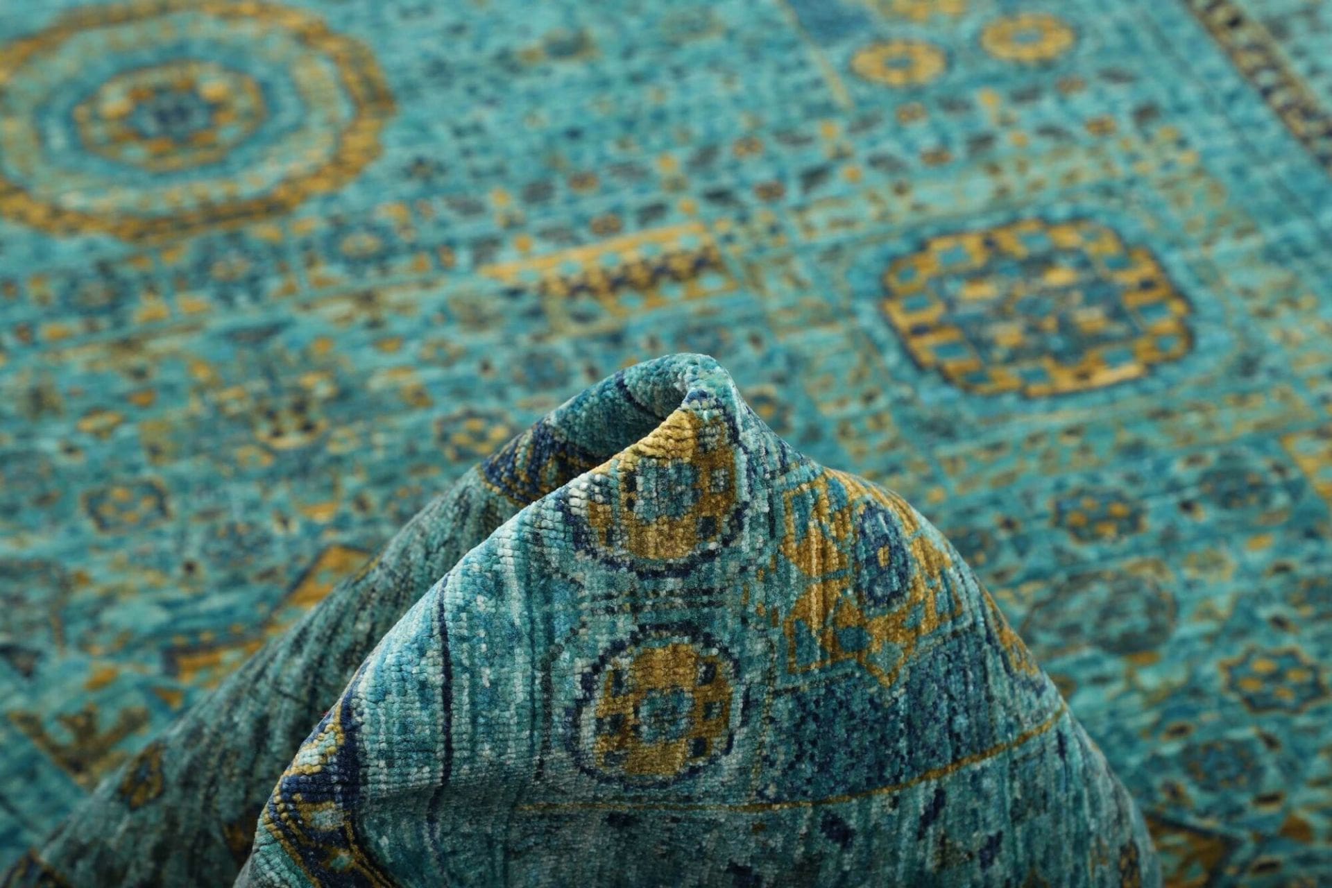 Mamluk Orientteppich 176 × 243 cm aus Wolle, handgeknüpft