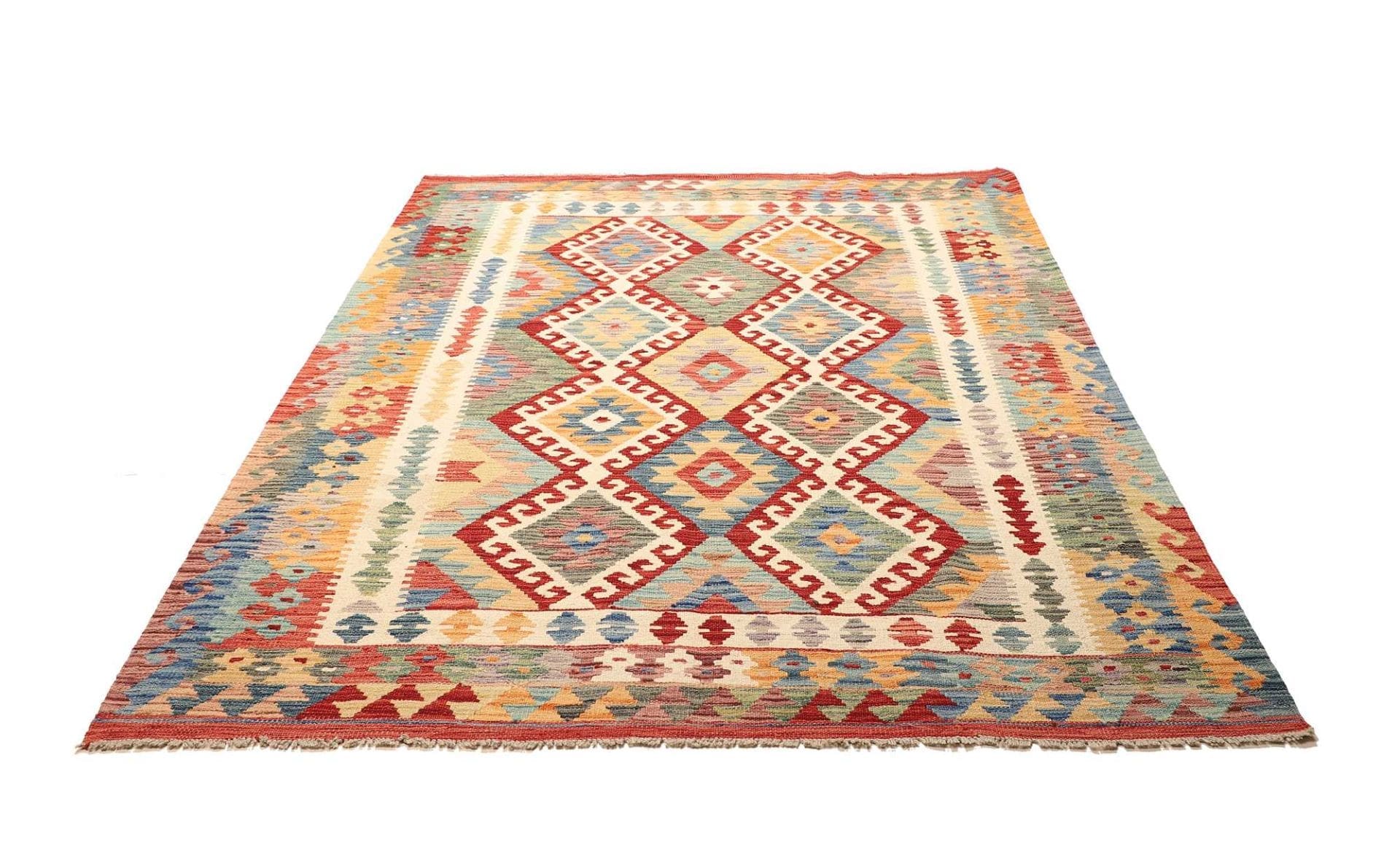 Handgewebter Kelim, 174 × 236 cm, Wolle