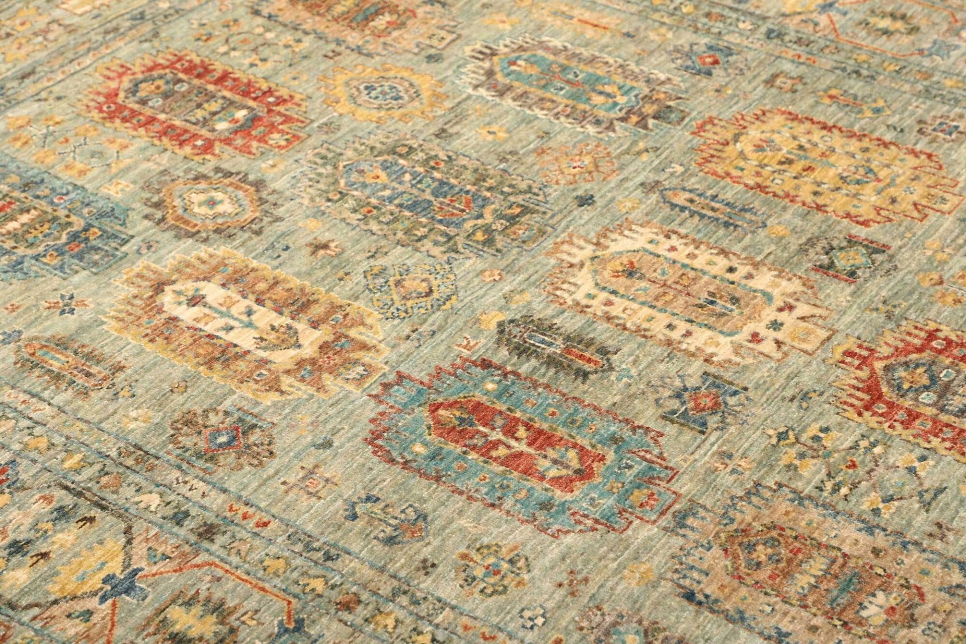 Handgeknüpfter Samarkand Orientteppich, 169 × 229 cm, Wolle