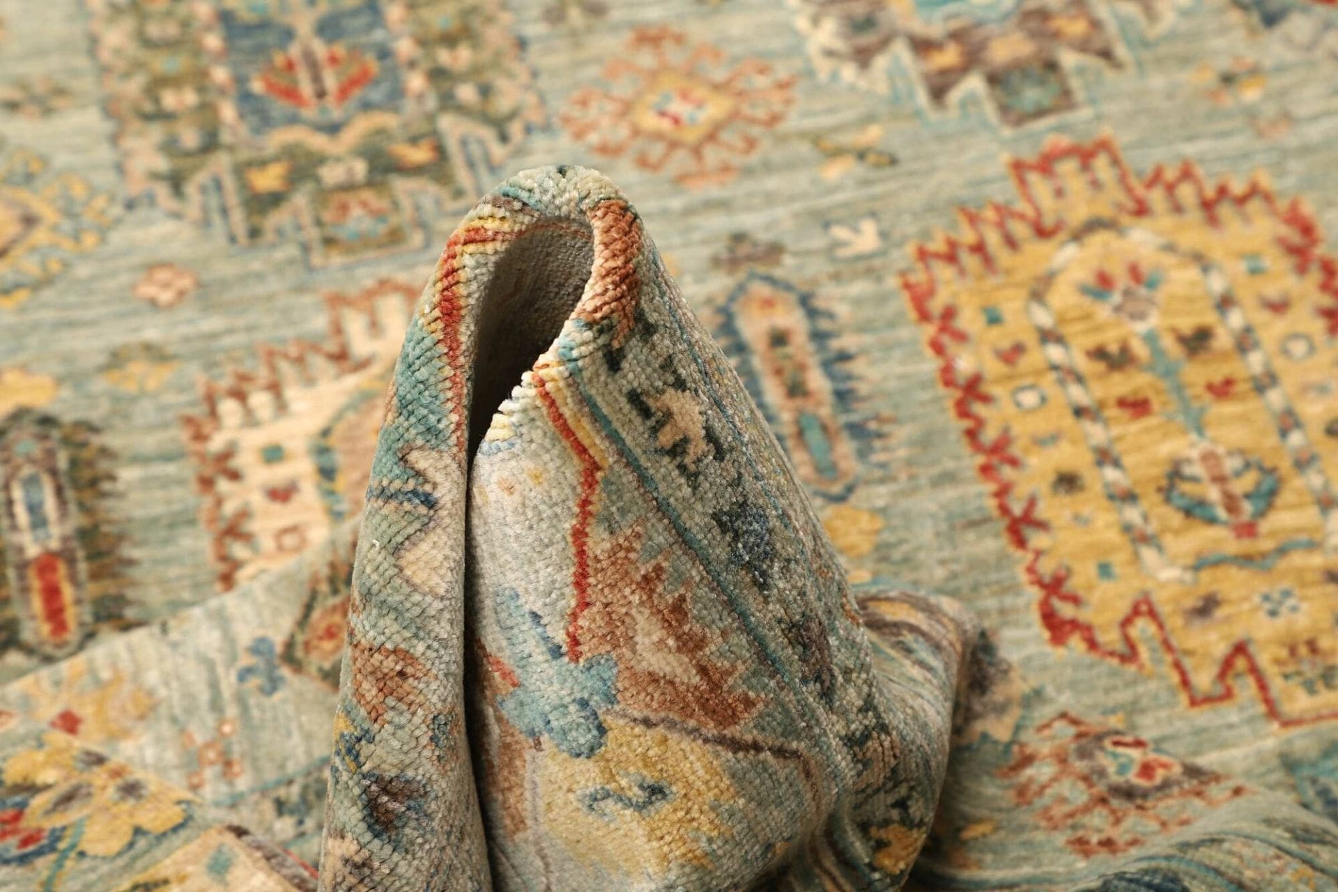 Handgeknüpfter Samarkand Orientteppich, 169 × 229 cm, Wolle