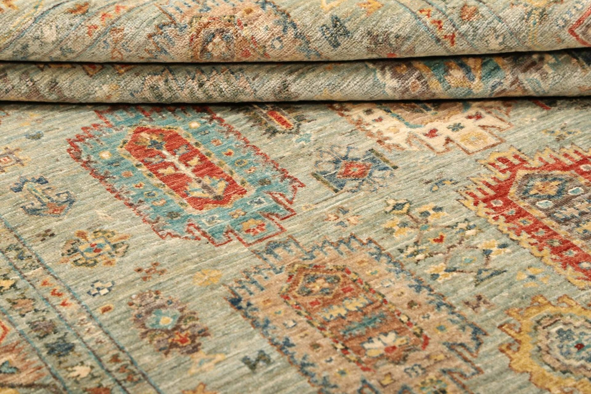 Handgeknüpfter Samarkand Orientteppich, 169 × 229 cm, Wolle