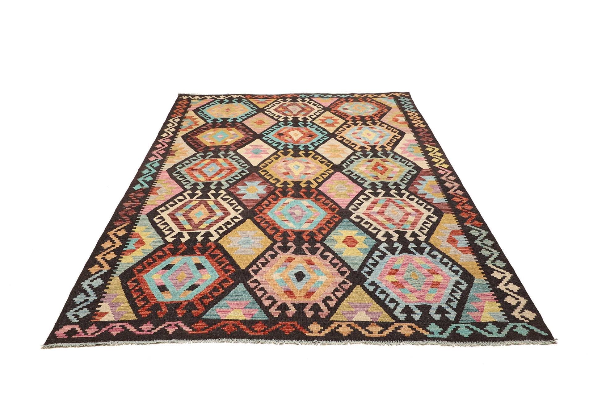 Handgewebter Kelim, 172 × 247 cm, Wolle