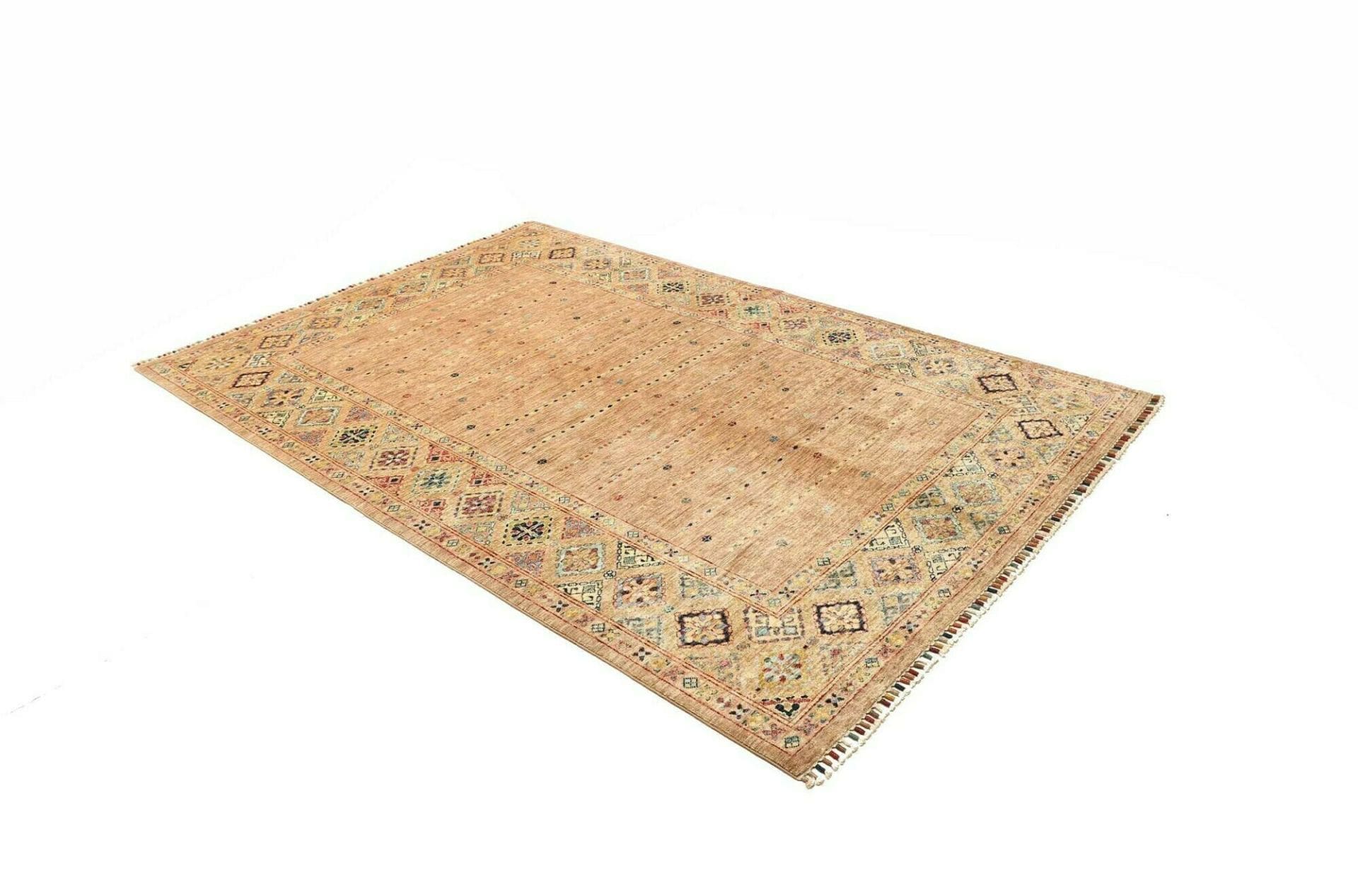 Handgeknüpfter Samarkand Orientteppich 167 × 240 cm