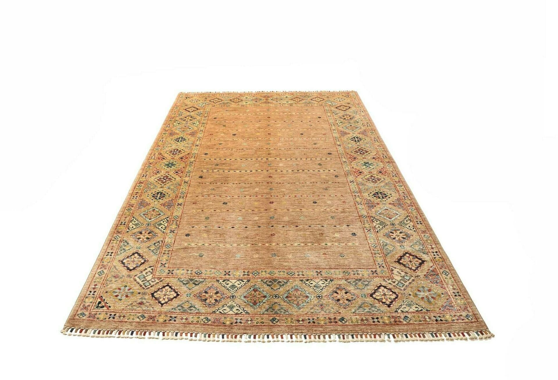 Handgeknüpfter Samarkand Orientteppich 167 × 240 cm