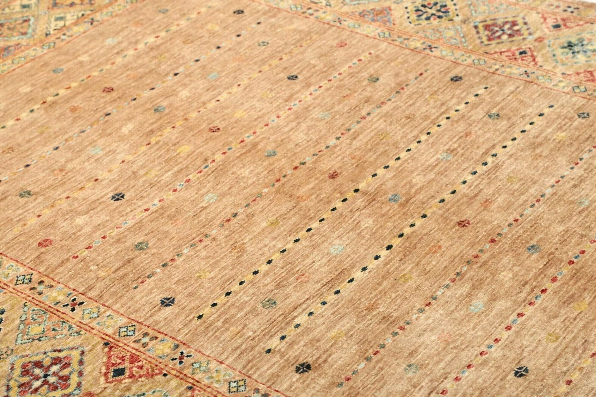 Handgeknüpfter Samarkand Orientteppich 167 × 240 cm
