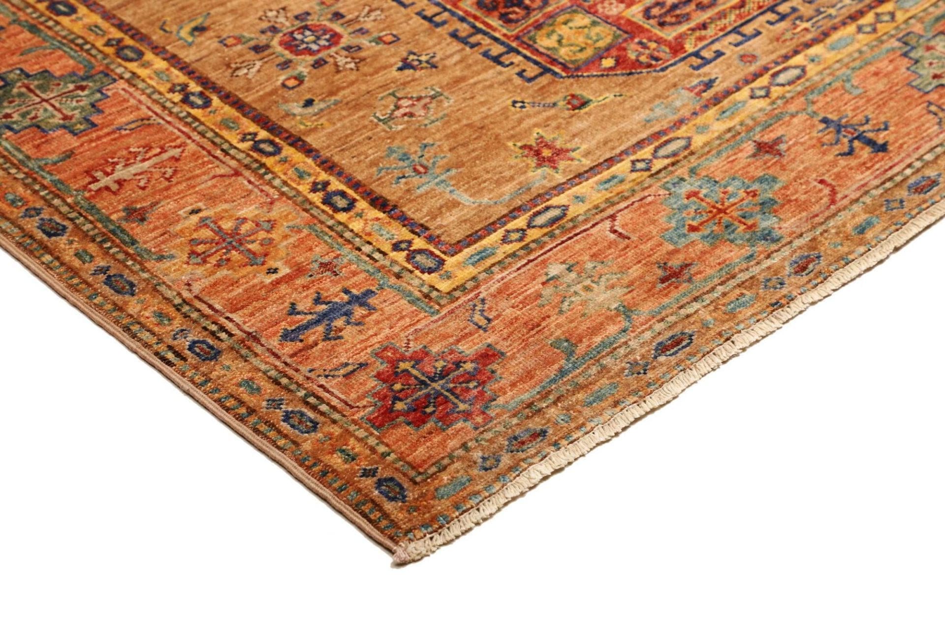 Kazak Orientteppich 153 × 213 cm aus Wolle, handgeknüpft