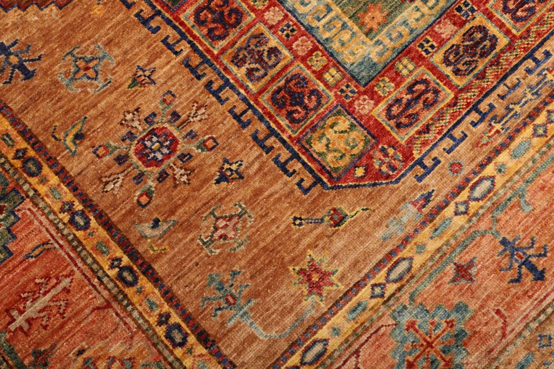 Kazak Orientteppich 153 × 213 cm aus Wolle, handgeknüpft