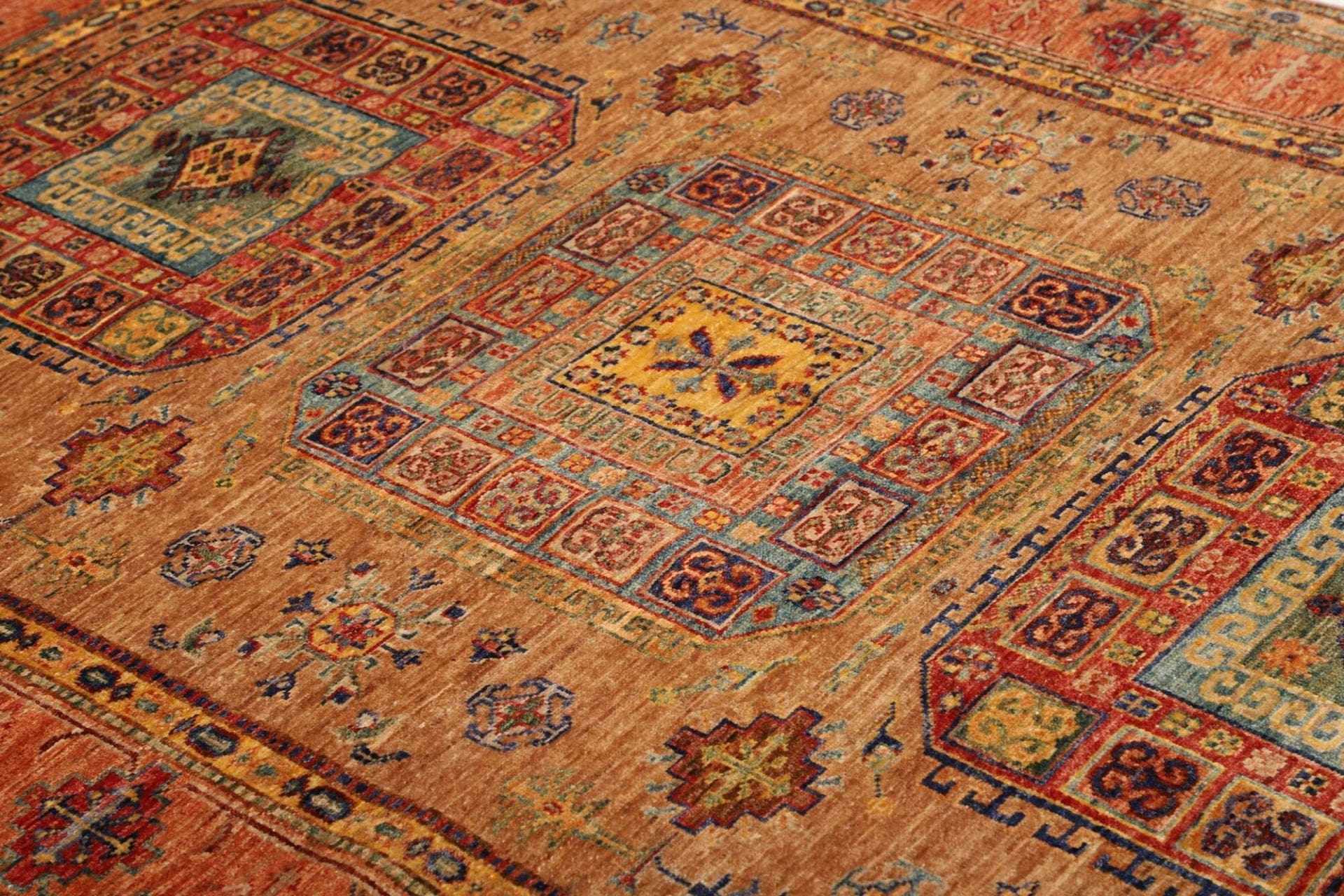 Kazak Orientteppich 153 × 213 cm aus Wolle, handgeknüpft