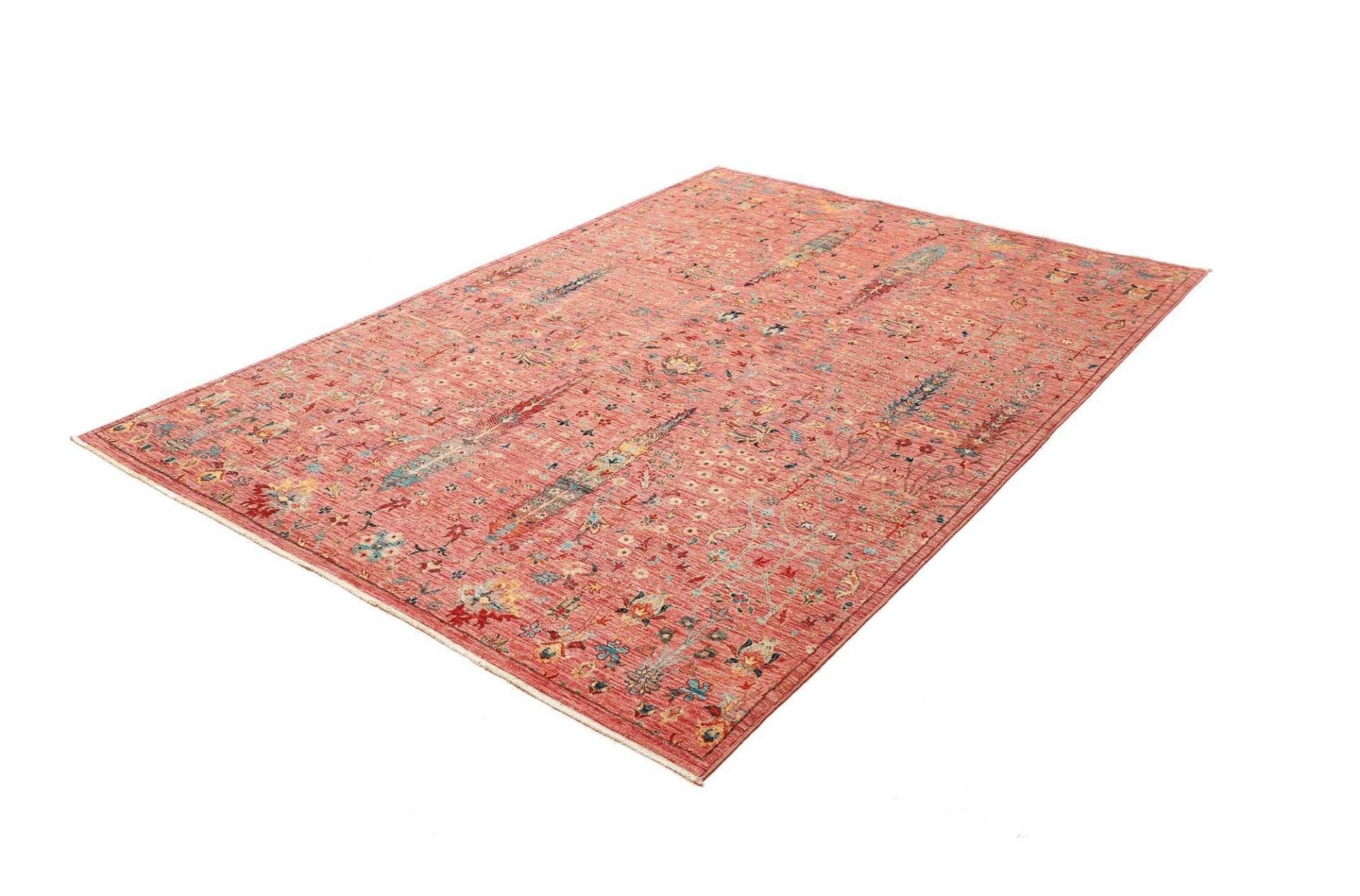 Handgeknüpfter Samarkand Orientteppich, 173 × 239 cm, Wolle