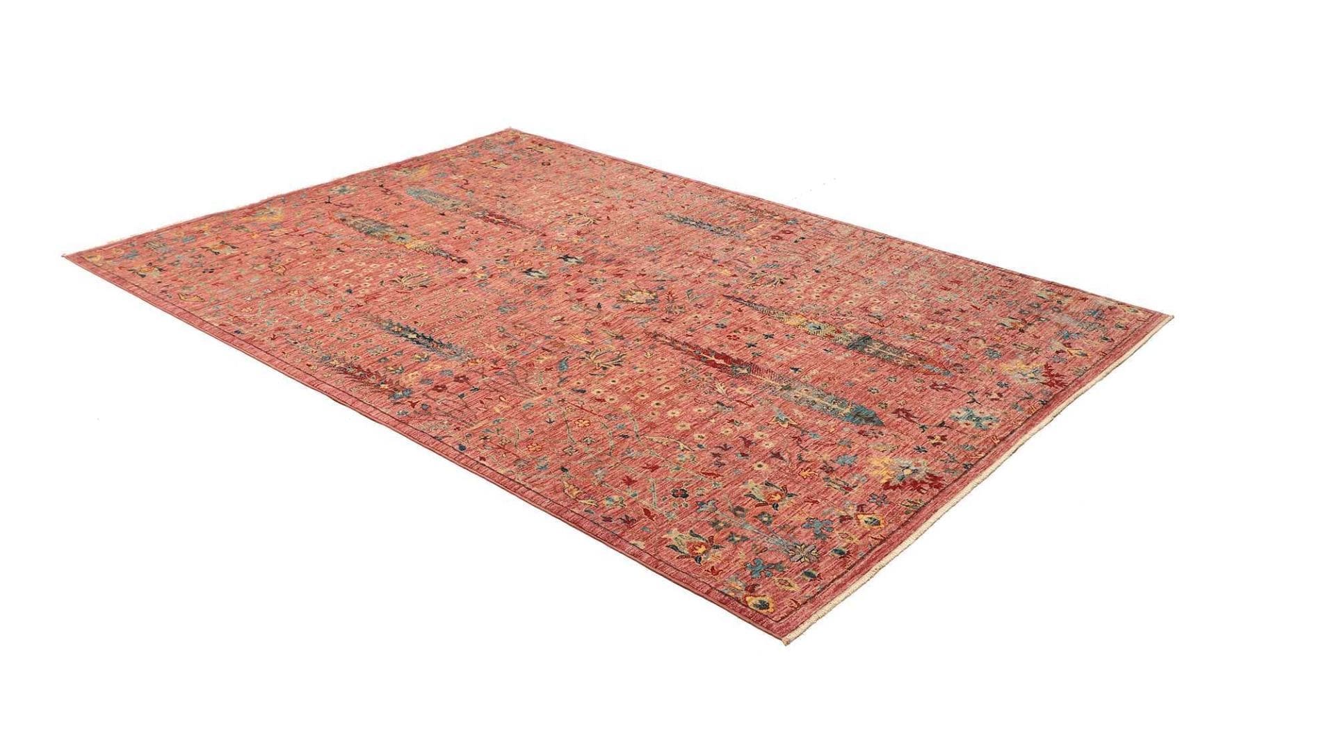 Handgeknüpfter Samarkand Orientteppich, 173 × 239 cm, Wolle