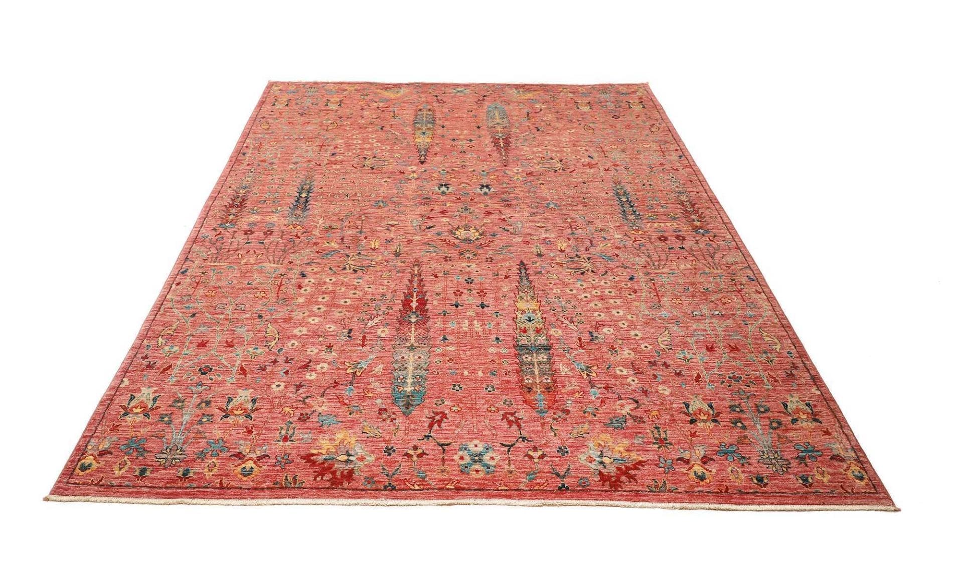 Handgeknüpfter Samarkand Orientteppich, 173 × 239 cm, Wolle