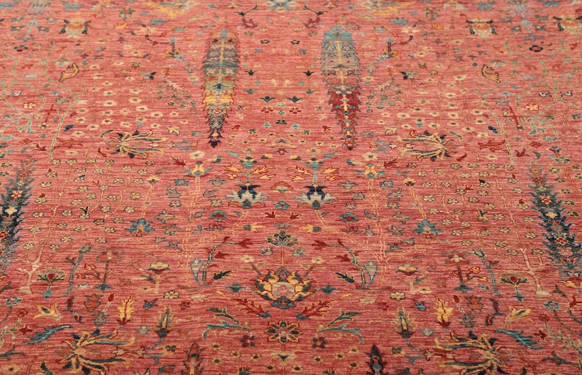 Handgeknüpfter Samarkand Orientteppich, 173 × 239 cm, Wolle