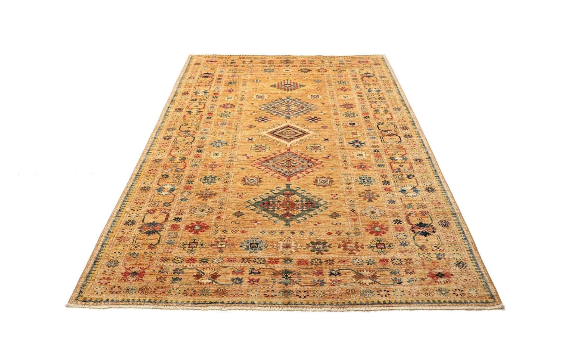Kazak Orientteppich aus Pakistan, 150 × 214 cm