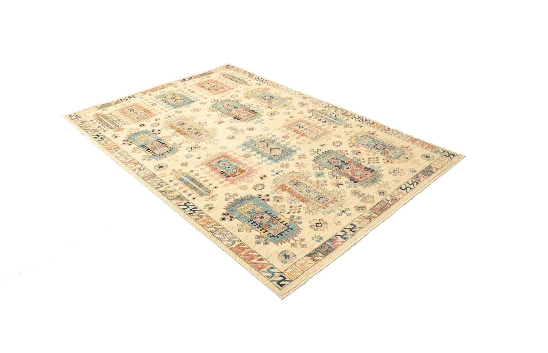 Handgeknüpfter Samarkand Orientteppich, 150 × 212 cm, Wolle