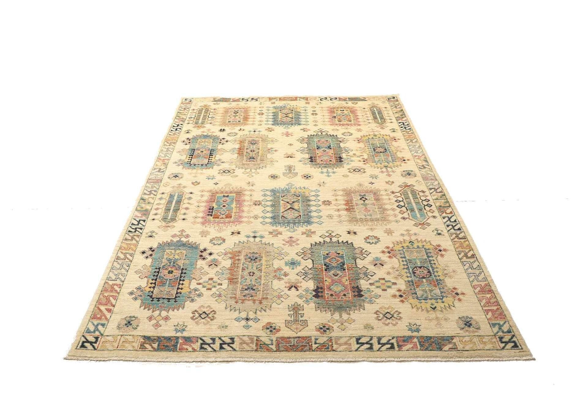 Handgeknüpfter Samarkand Orientteppich, 150 × 212 cm, Wolle