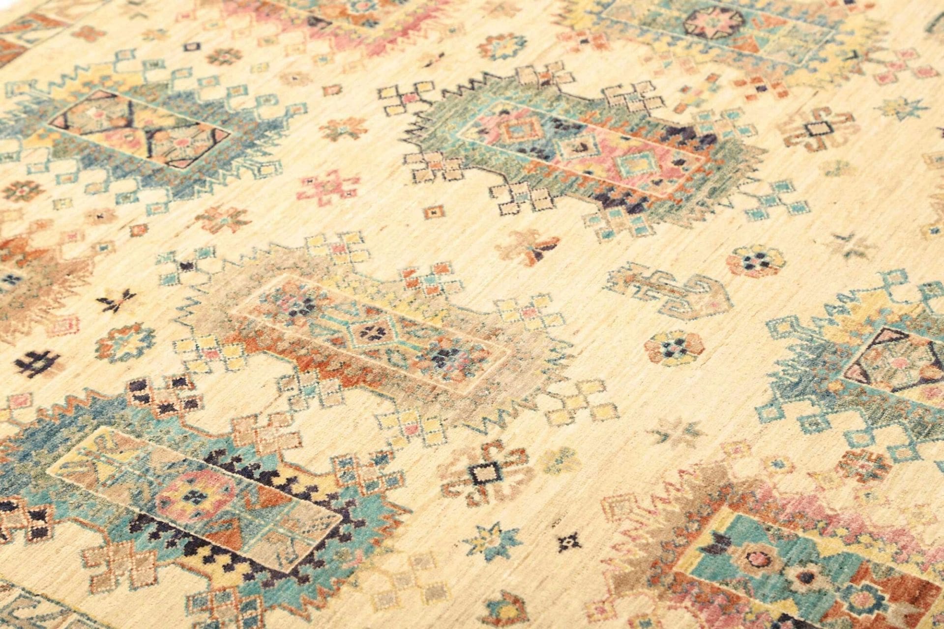 Handgeknüpfter Samarkand Orientteppich, 150 × 212 cm, Wolle