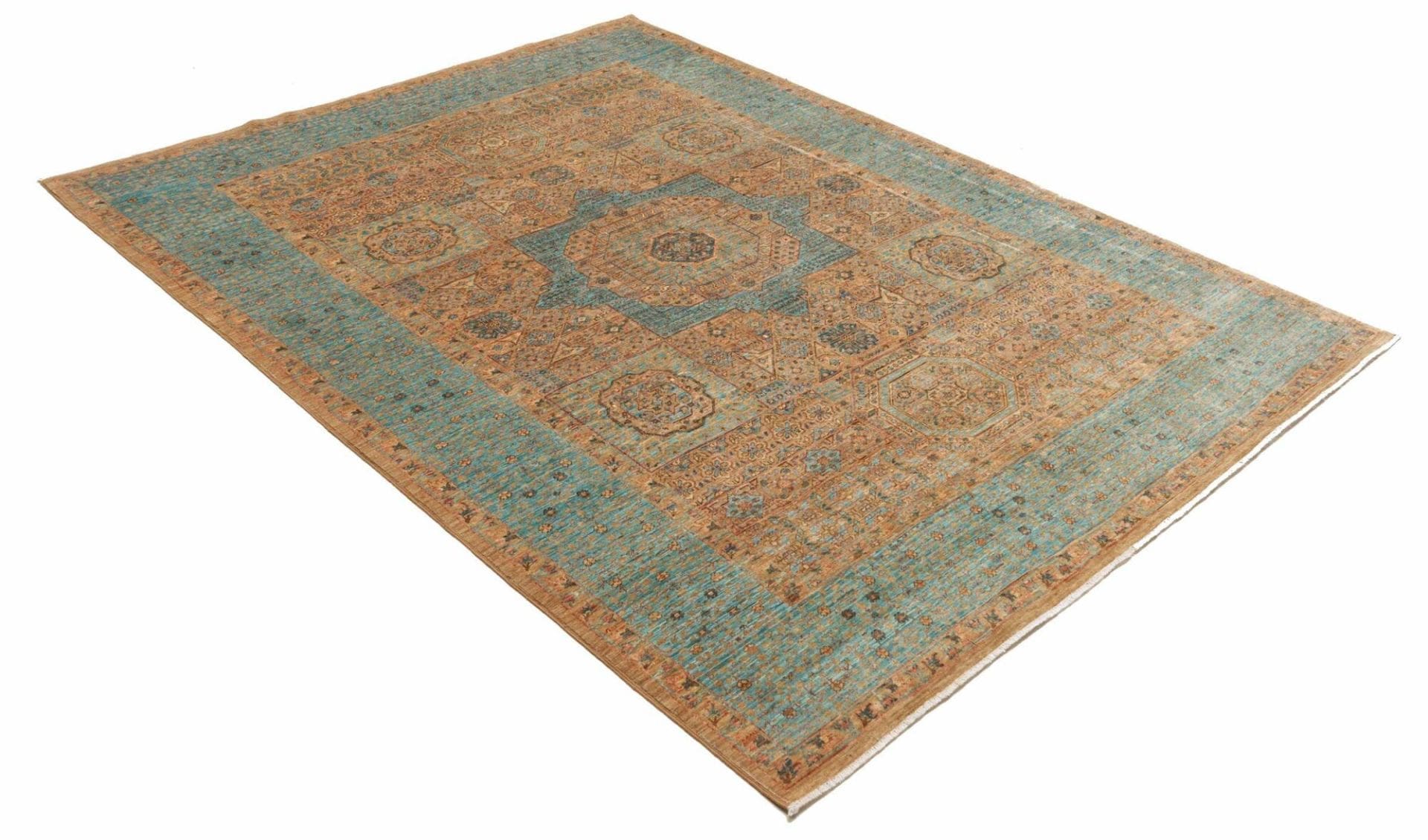 Mamluk Orientteppich 175 × 235 cm aus Wolle, handgeknüpft
