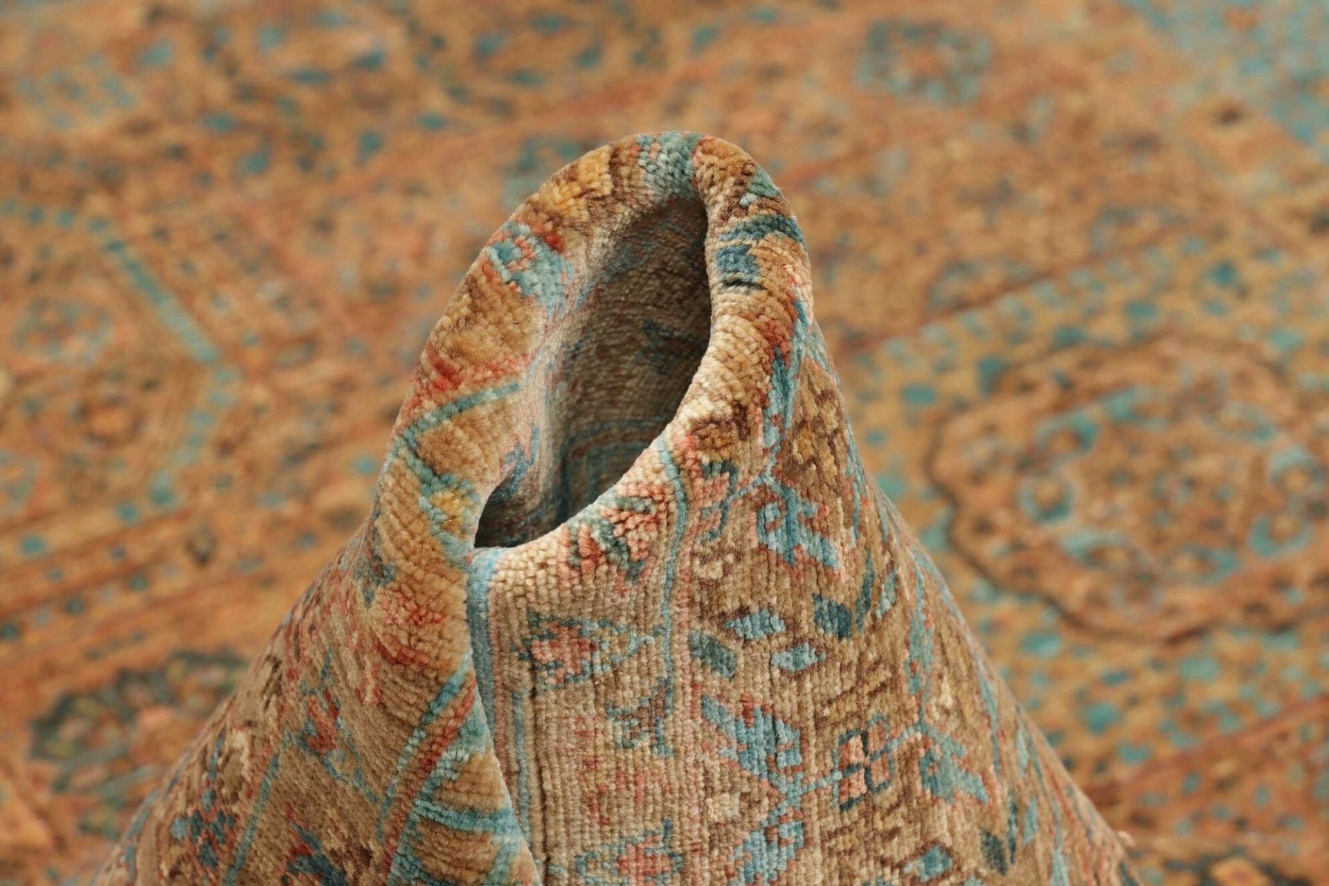 Mamluk Orientteppich 175 × 235 cm aus Wolle, handgeknüpft