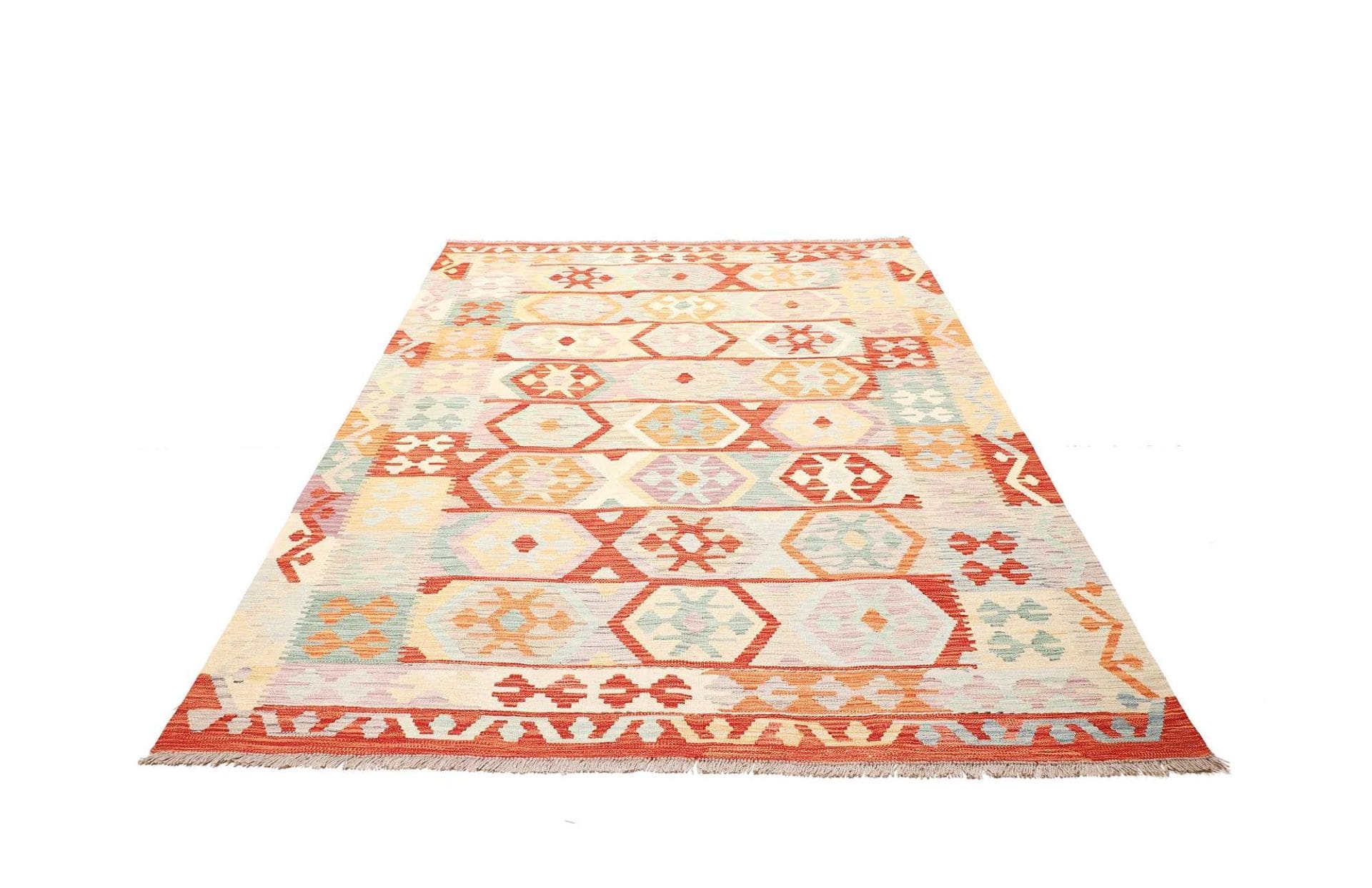 Kelim 172 × 246 cm aus Wolle, handgewebt