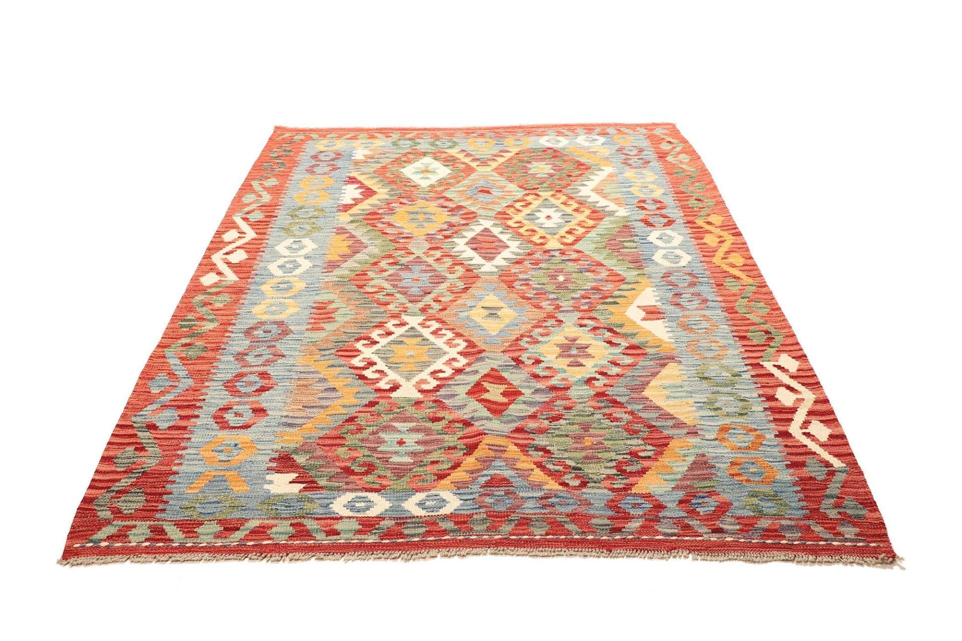 Handgewebter Kelim, 161 × 198 cm, Wolle