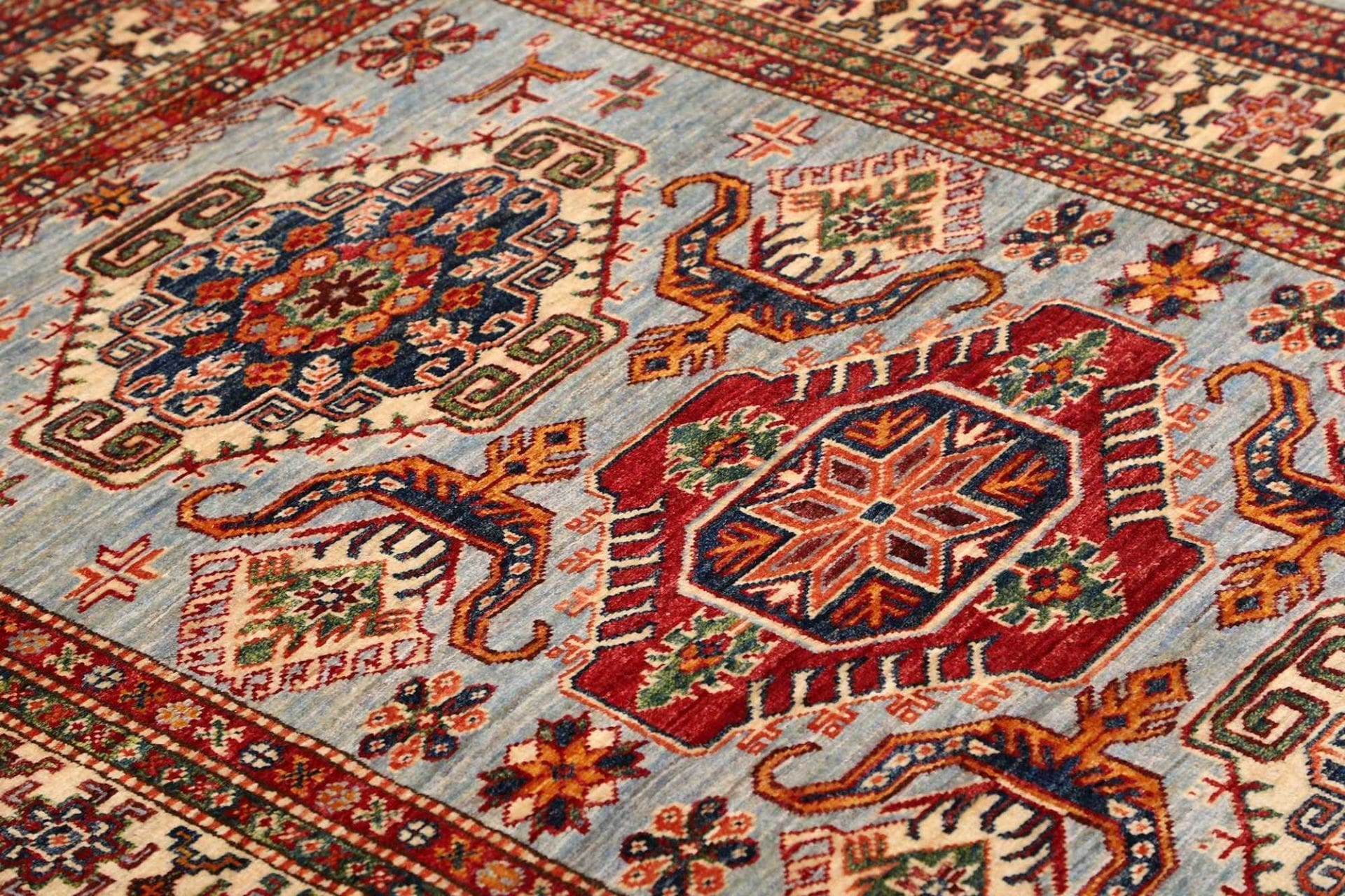 Handgeknüpfter Kazak Orientteppich 127 × 174 cm