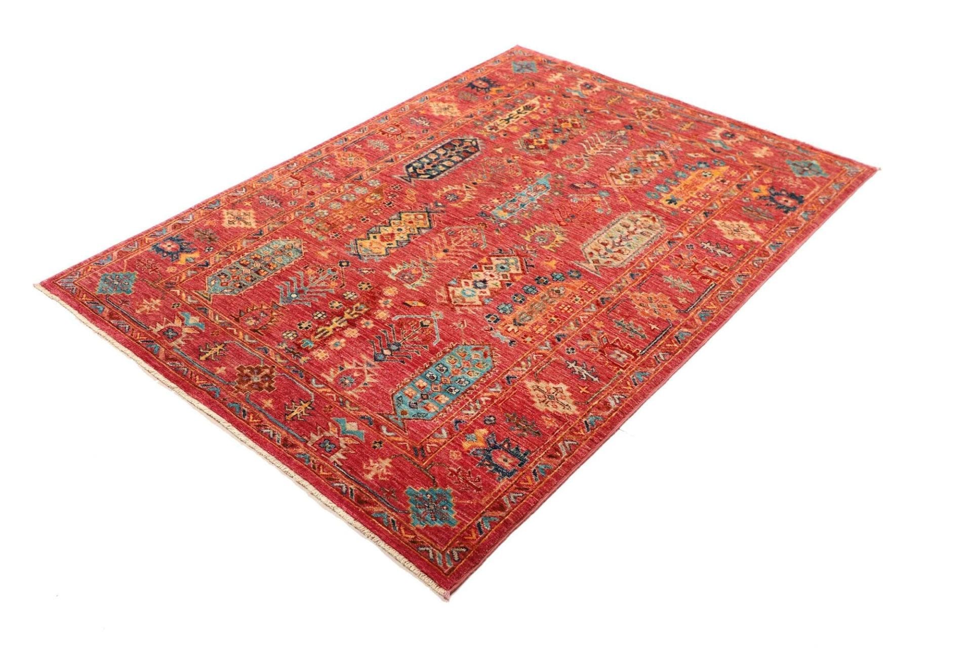 Samarkand Orientteppich 130 × 176 cm aus Wolle, handgeknüpft