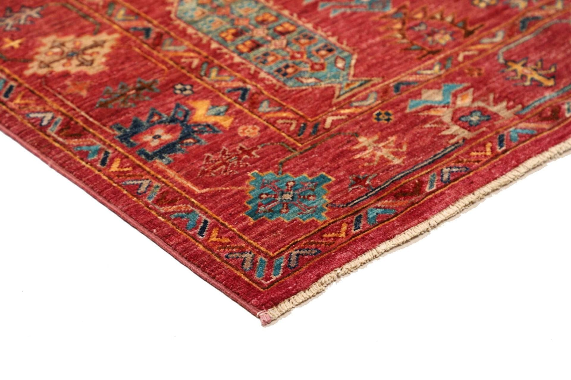 Samarkand Orientteppich 130 × 176 cm aus Wolle, handgeknüpft