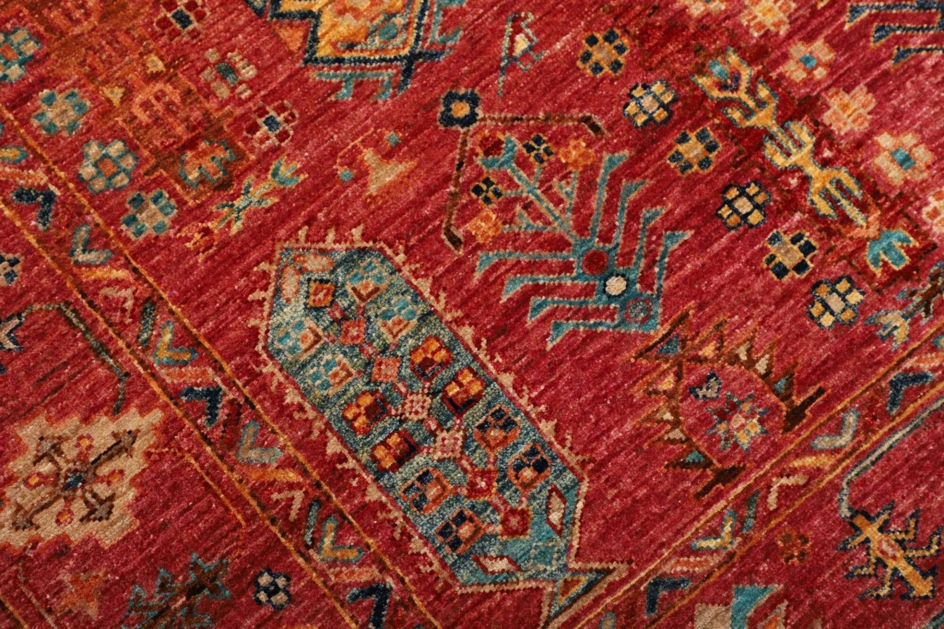 Samarkand Orientteppich 130 × 176 cm aus Wolle, handgeknüpft