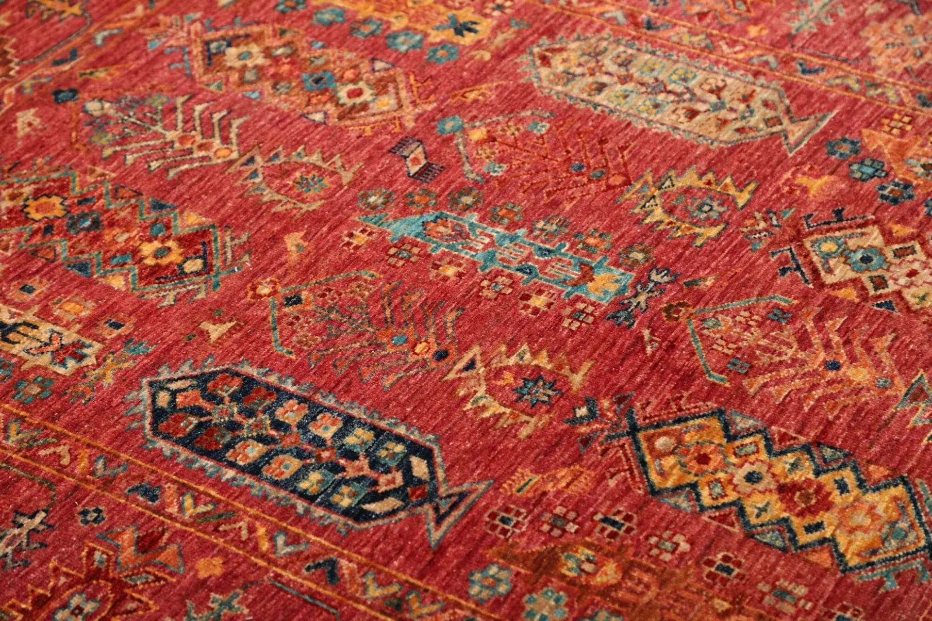 Samarkand Orientteppich 130 × 176 cm aus Wolle, handgeknüpft