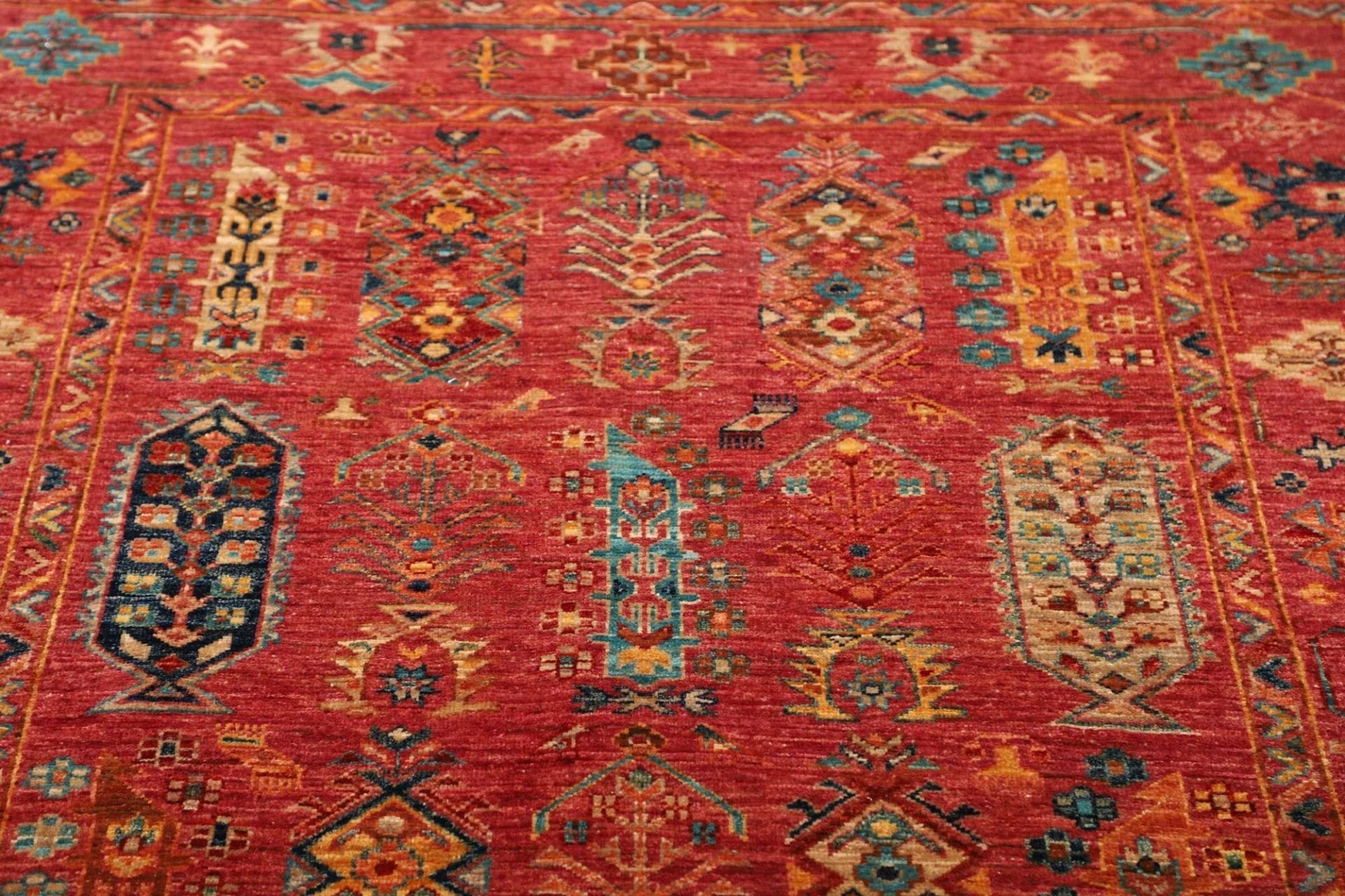 Samarkand Orientteppich 130 × 176 cm aus Wolle, handgeknüpft