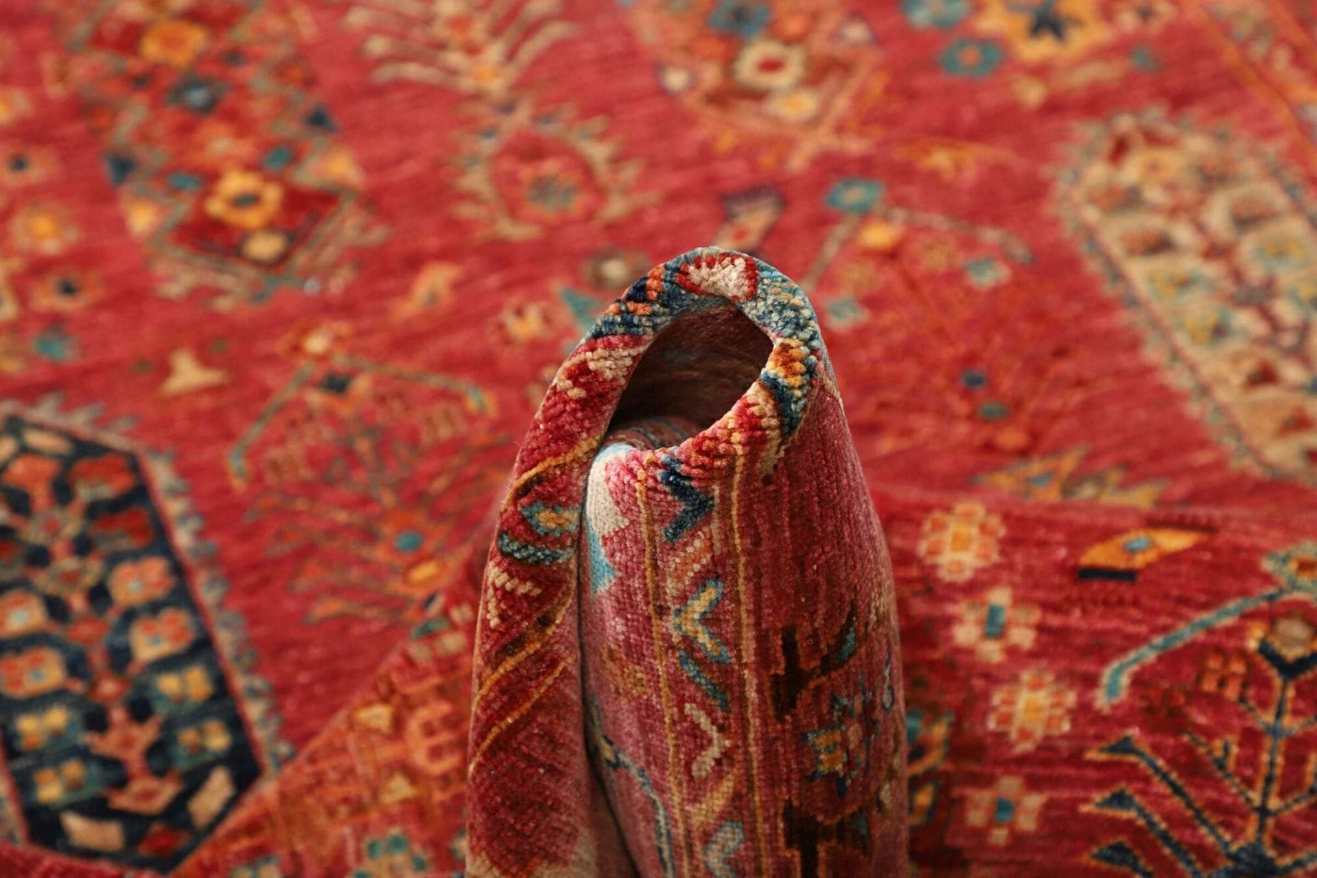 Samarkand Orientteppich 130 × 176 cm aus Wolle, handgeknüpft