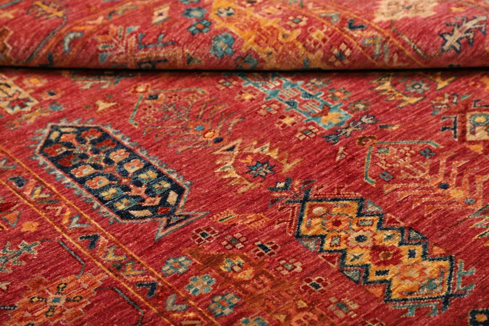 Samarkand Orientteppich 130 × 176 cm aus Wolle, handgeknüpft