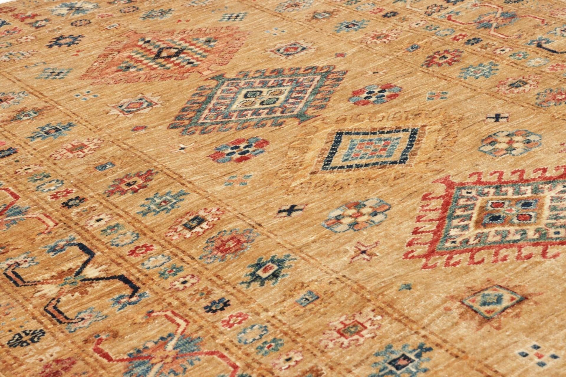 Handgeknüpfter Kazak Orientteppich, 127 × 188 cm, Wolle