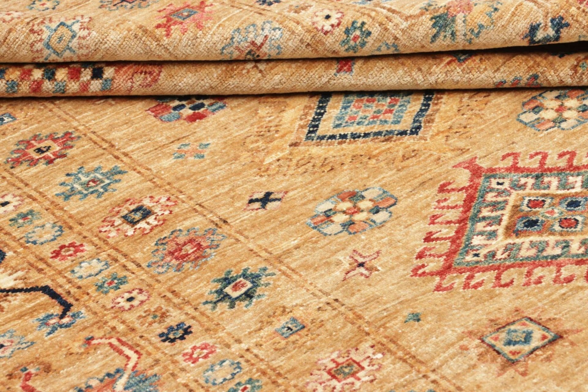 Handgeknüpfter Kazak Orientteppich, 127 × 188 cm, Wolle