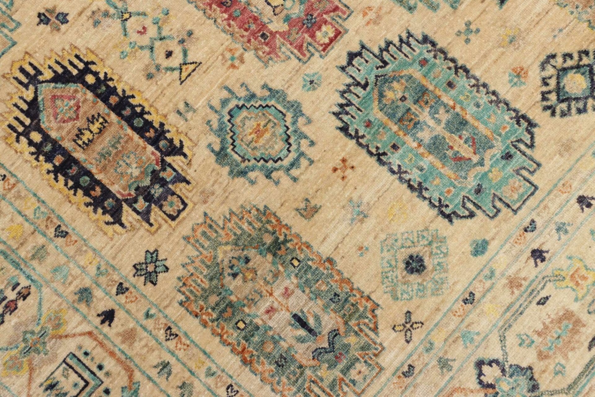 Handgeknüpfter Samarkand Orientteppich, 154 × 200 cm, Wolle