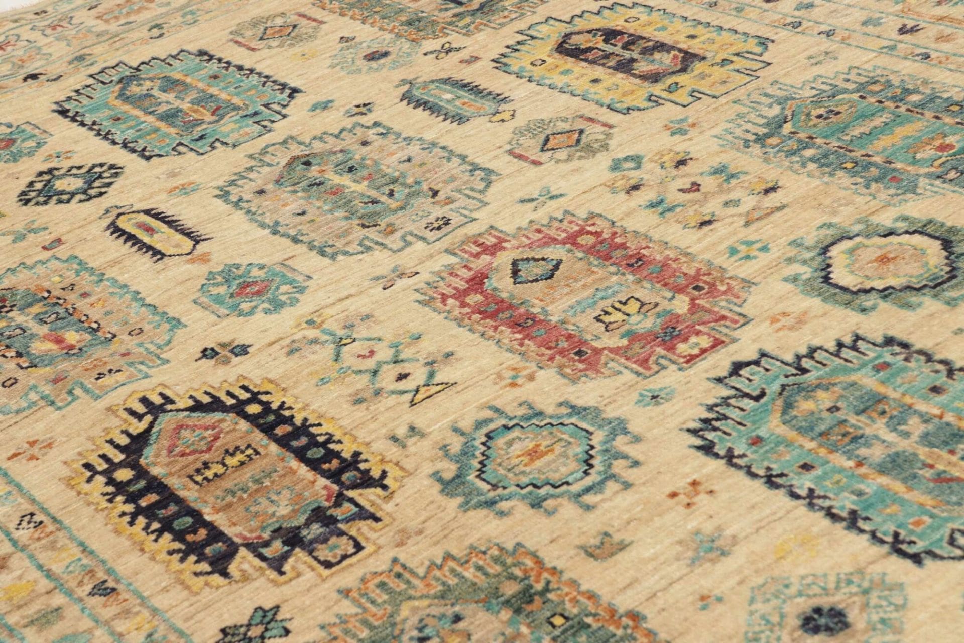 Handgeknüpfter Samarkand Orientteppich, 154 × 200 cm, Wolle