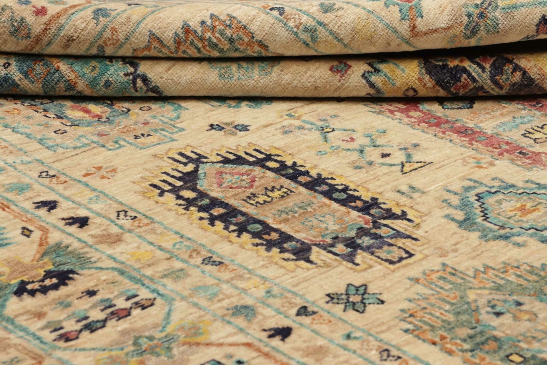 Handgeknüpfter Samarkand Orientteppich, 154 × 200 cm, Wolle