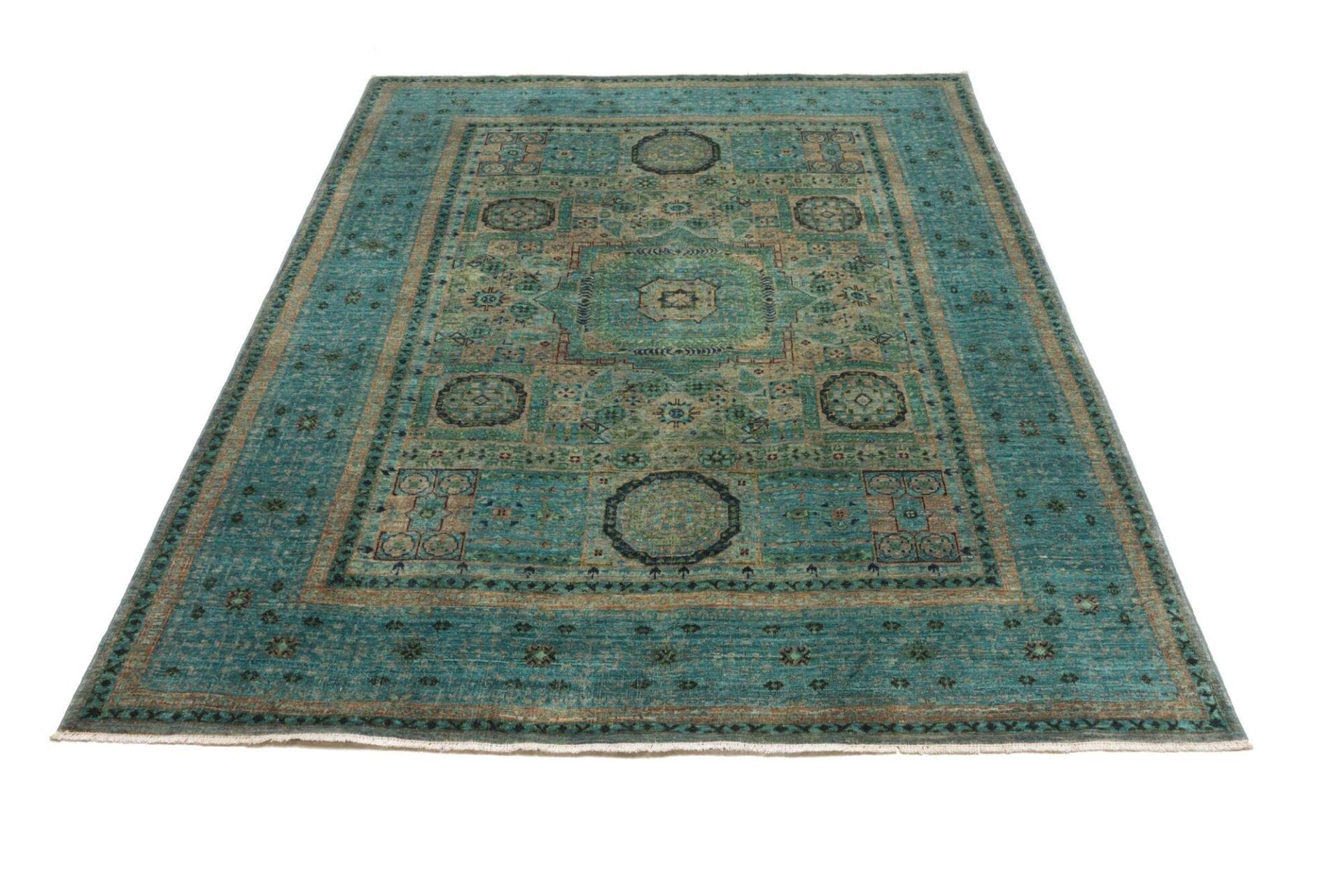 mamluk-orientteppich-153-x-202-cm-schurwolle-handgeknupft-3 Handgeknüpfter Mamluk Orientteppich 153 × 202 cm