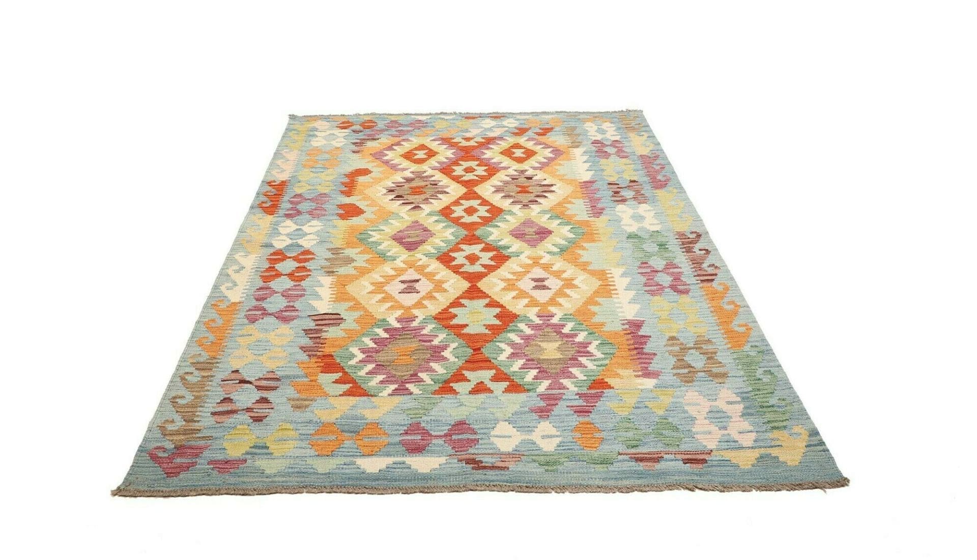 Handgewebter Kelim, 150 × 206 cm, Wolle