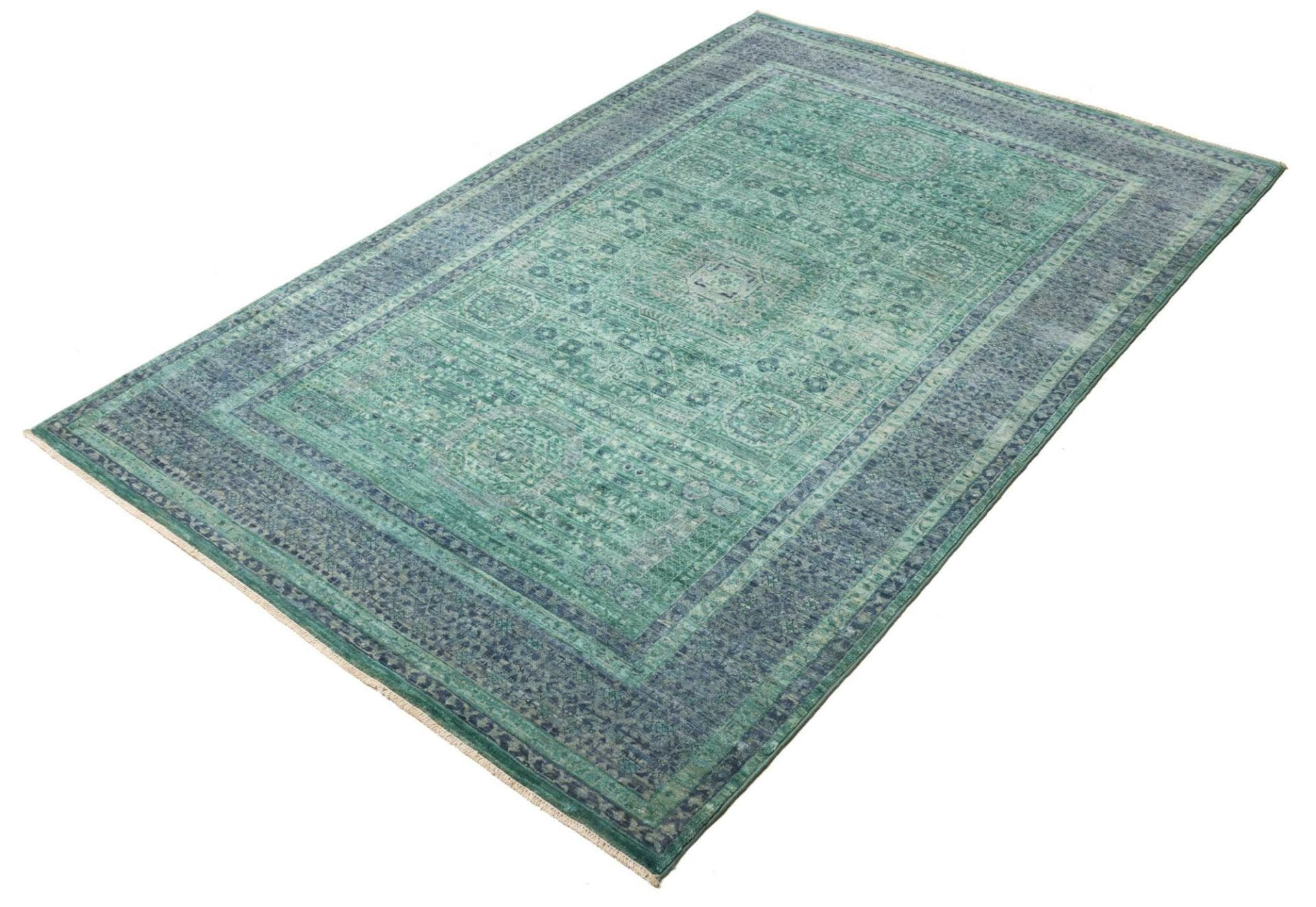 Handgeknüpfter Mamluk Orientteppich 126 × 190 cm