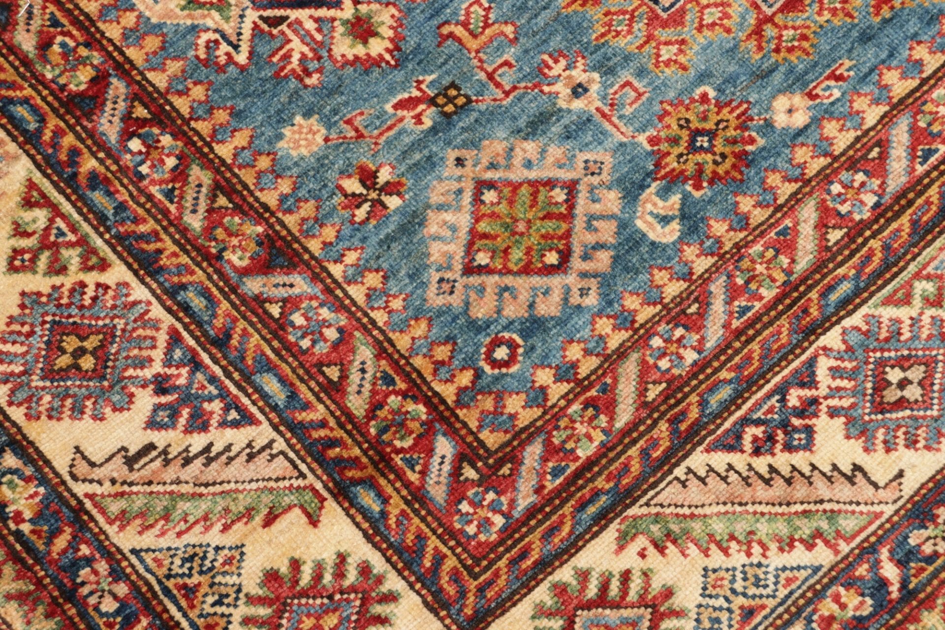 Handgeknüpfter Kazak Orientteppich, 156 × 208 cm, Wolle