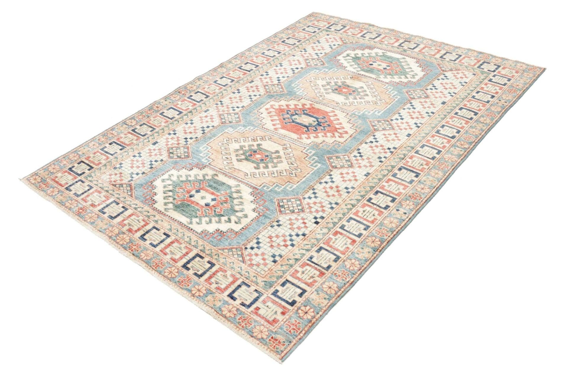 Kazak Orientteppich aus Pakistan, 151 × 212 cm