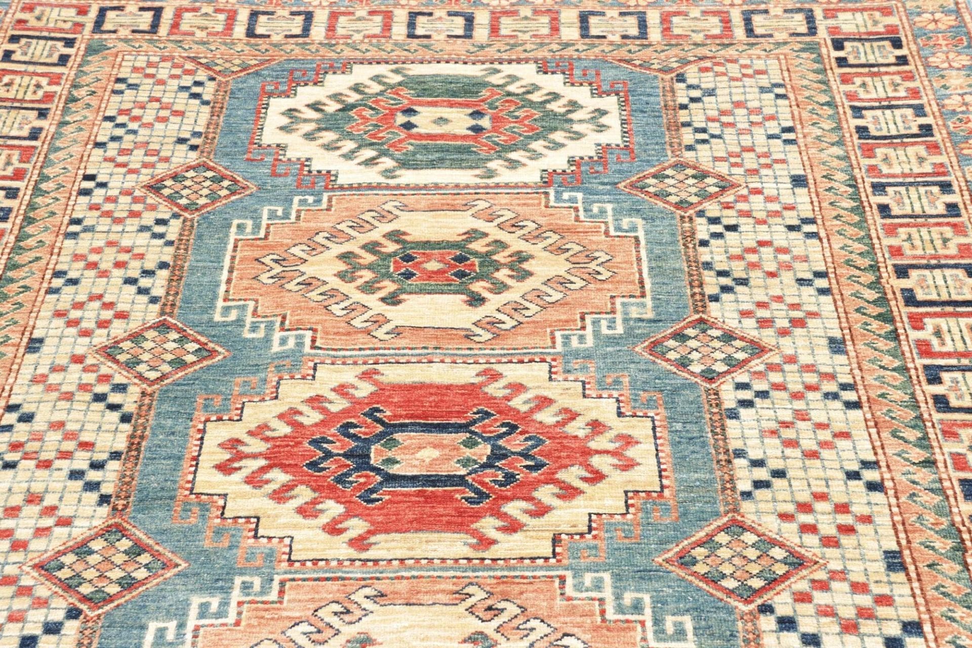 Kazak Orientteppich aus Pakistan, 151 × 212 cm