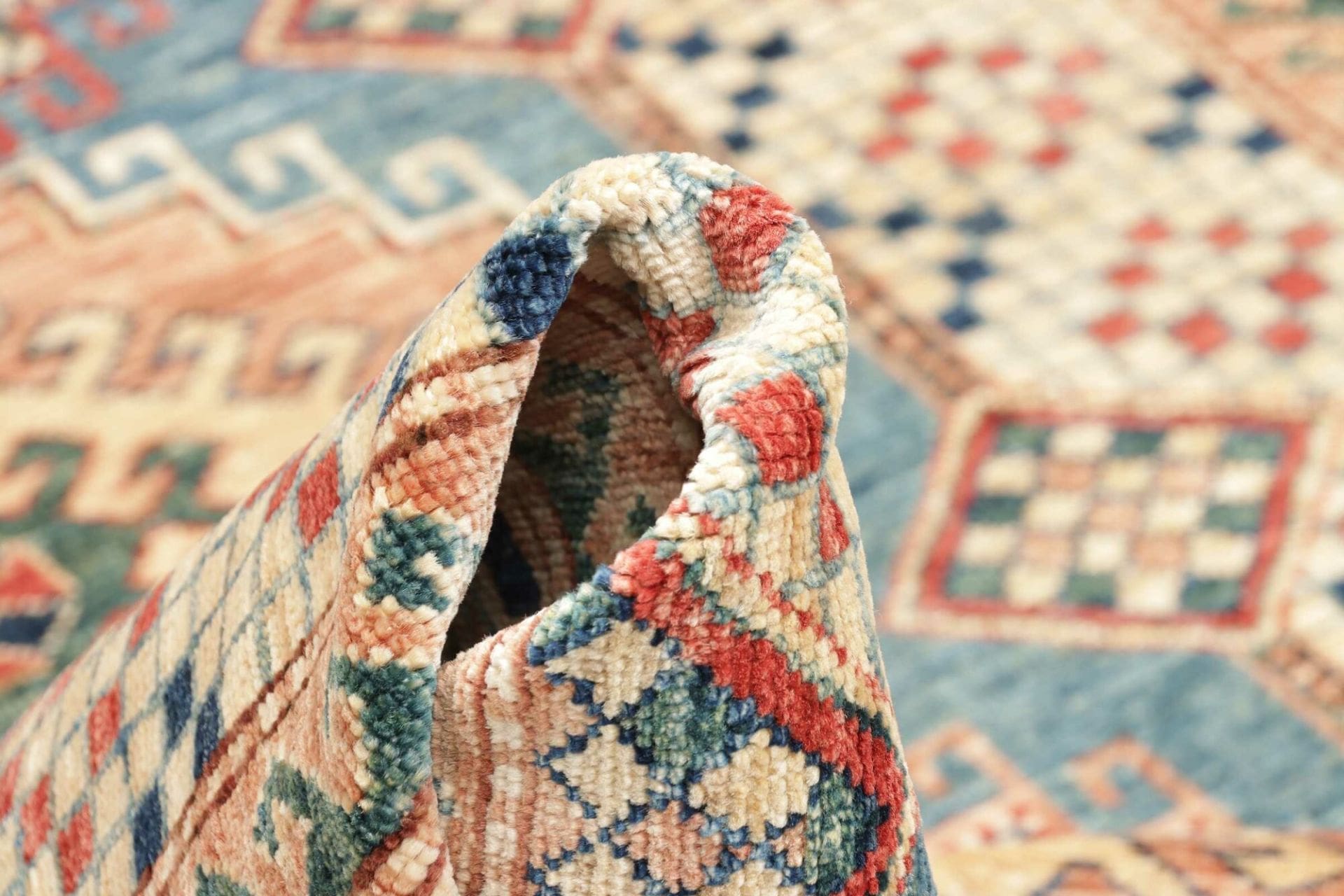 Kazak Orientteppich aus Pakistan, 151 × 212 cm