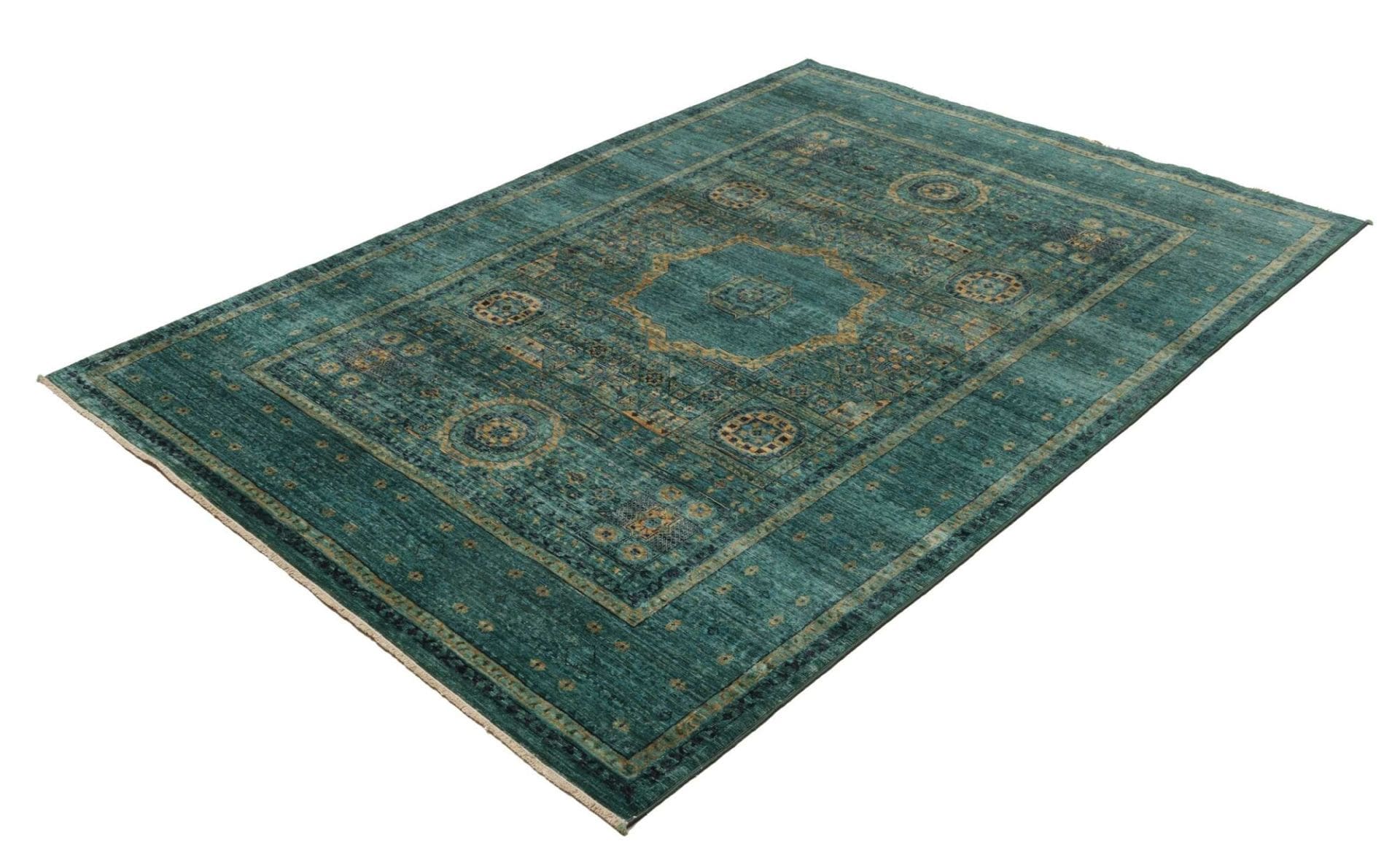 Handgeknüpfter Mamluk Orientteppich, 155 × 206 cm, Wolle