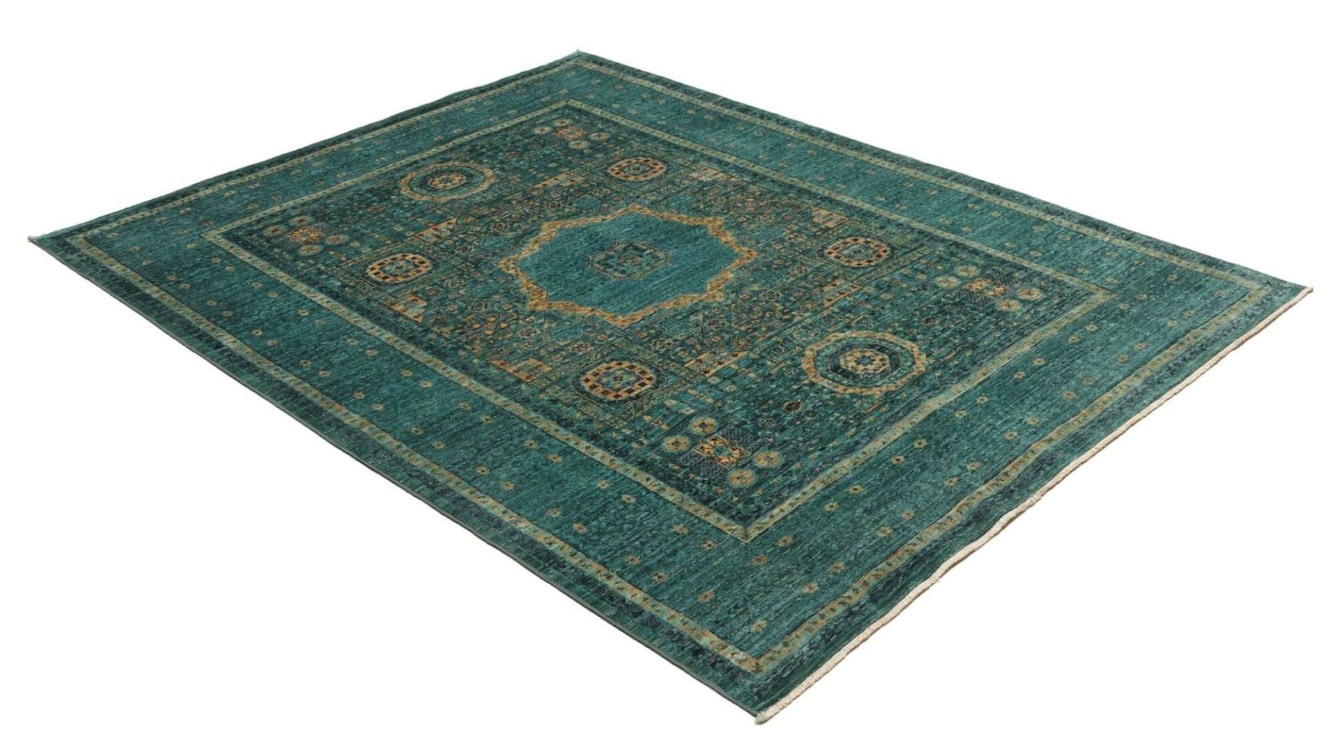 Handgeknüpfter Mamluk Orientteppich, 155 × 206 cm, Wolle