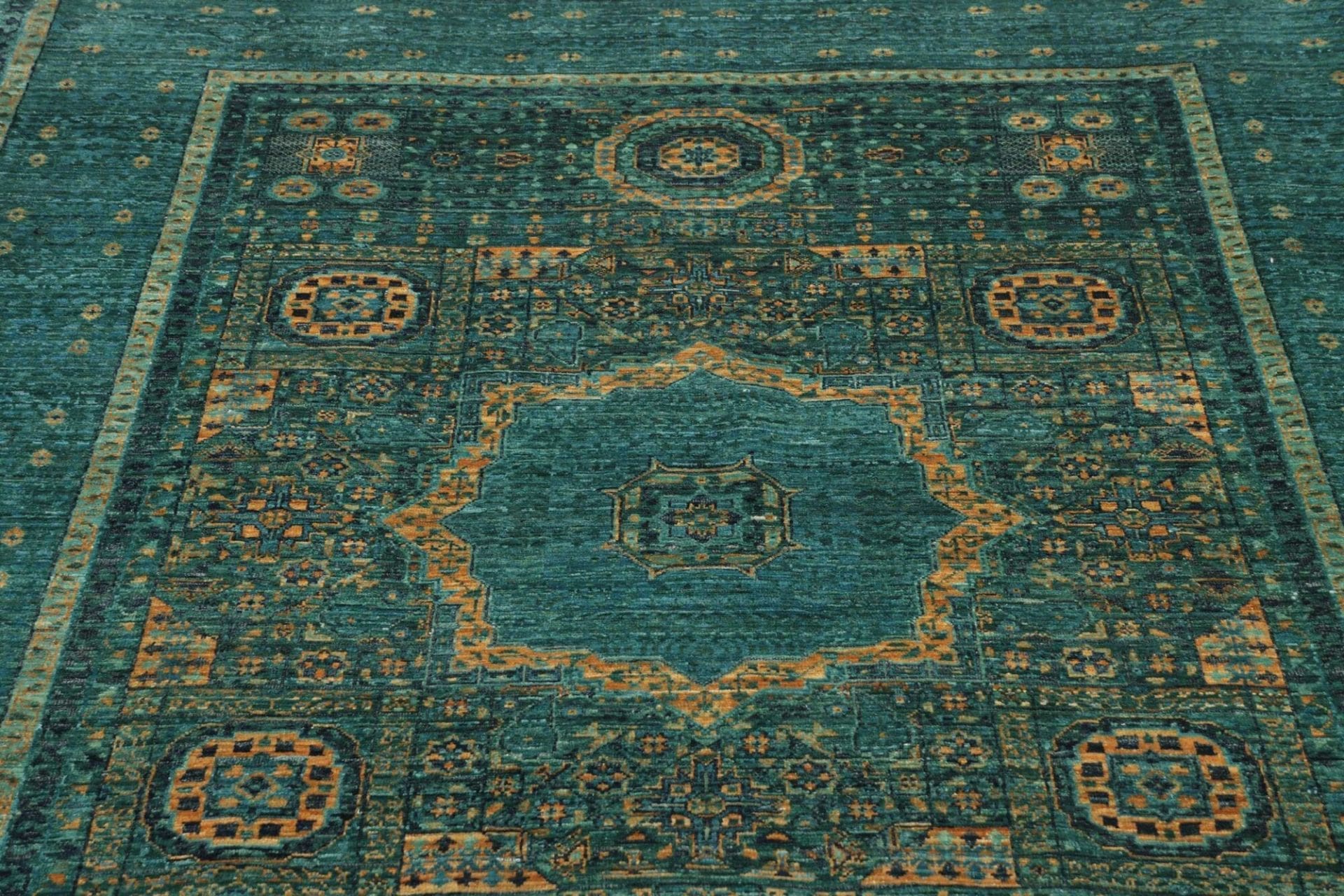 Handgeknüpfter Mamluk Orientteppich, 155 × 206 cm, Wolle