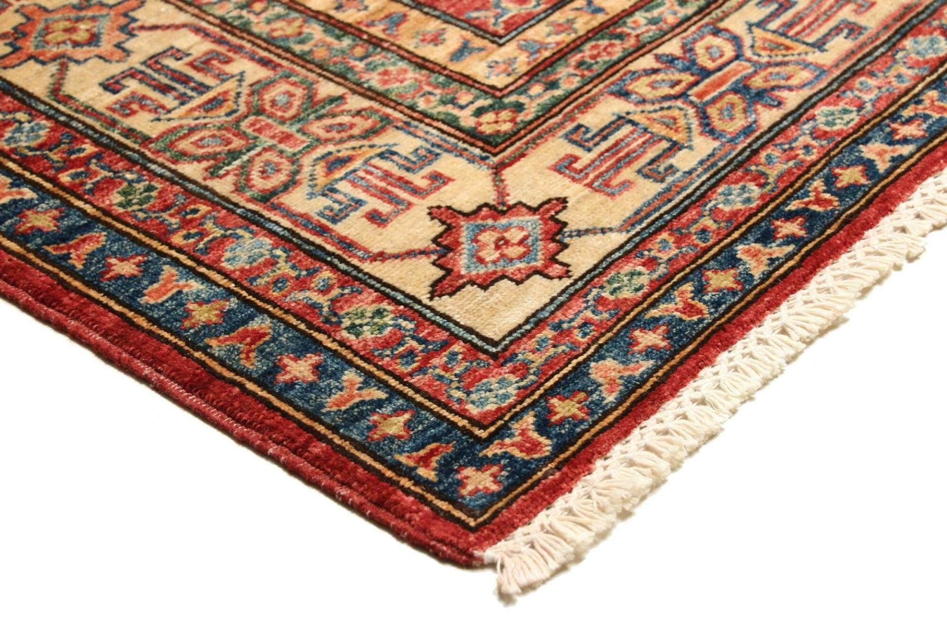 Kazak Orientteppich 152 × 204 cm aus Wolle, handgeknüpft