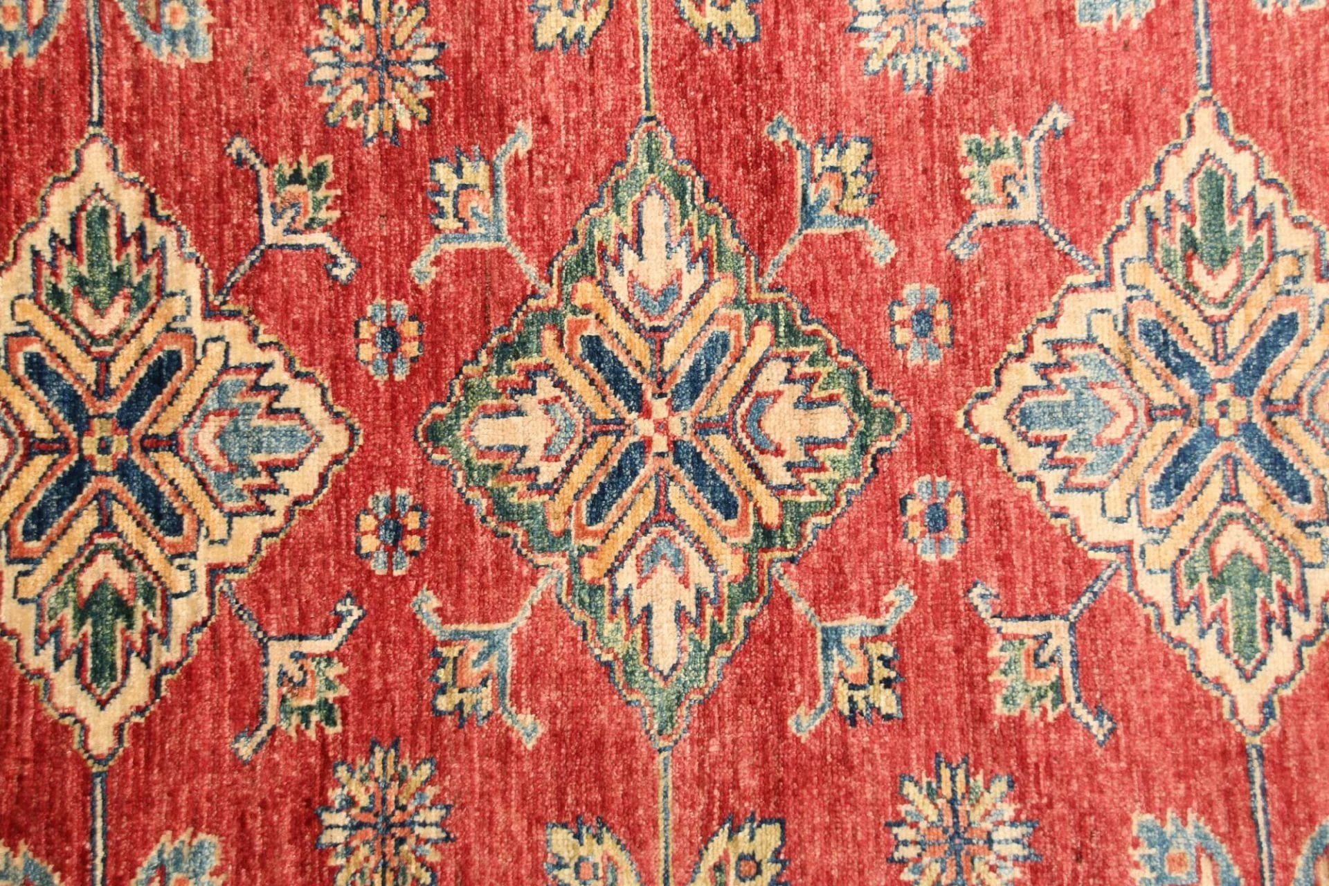Kazak Orientteppich 152 × 204 cm aus Wolle, handgeknüpft
